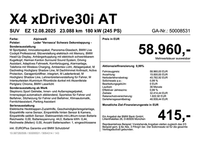 BMW X4 view 3