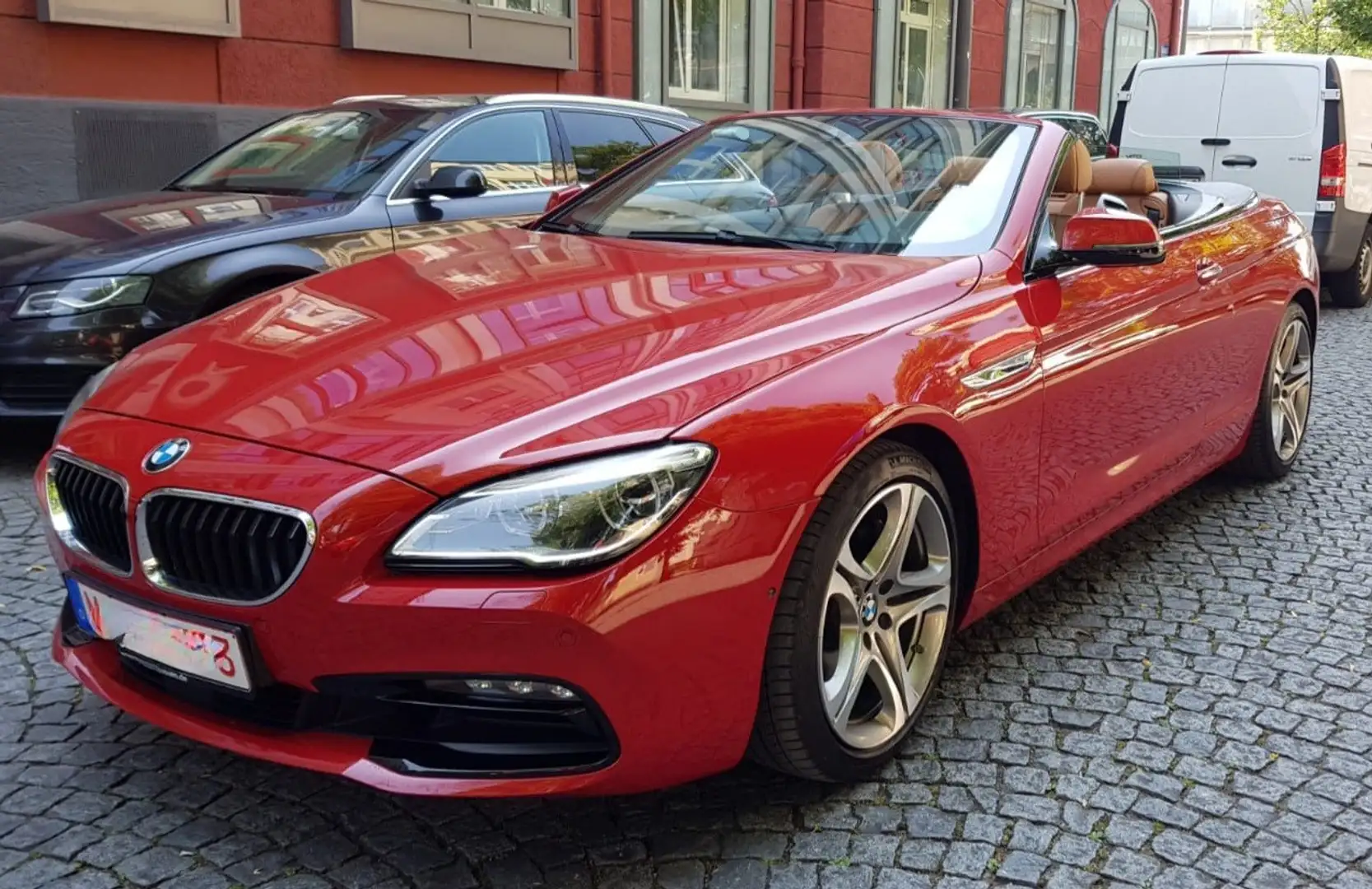 BMW 640 640i Cabrio Rojo - 1