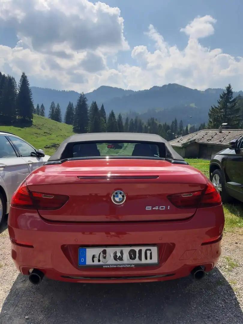 BMW 640 640i Cabrio Rojo - 2