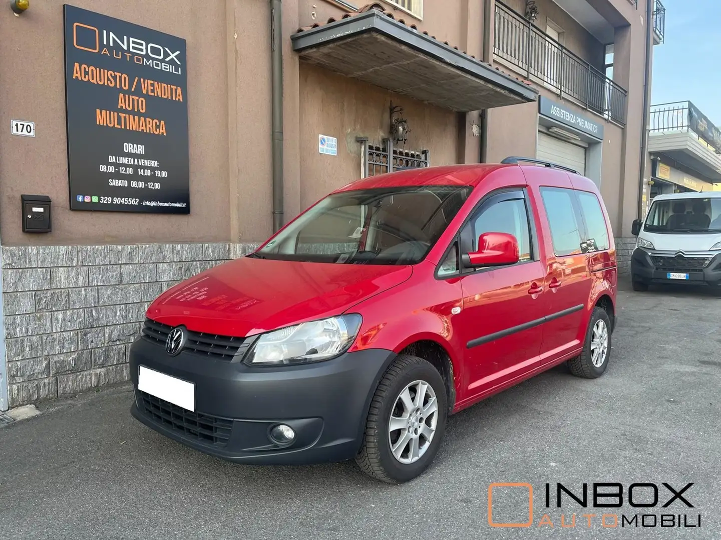 Volkswagen Caddy 1.2 TSI 5 POSTI-CATENA FATTA-TAGLIANDI CERTIFICATI Roşu - 1