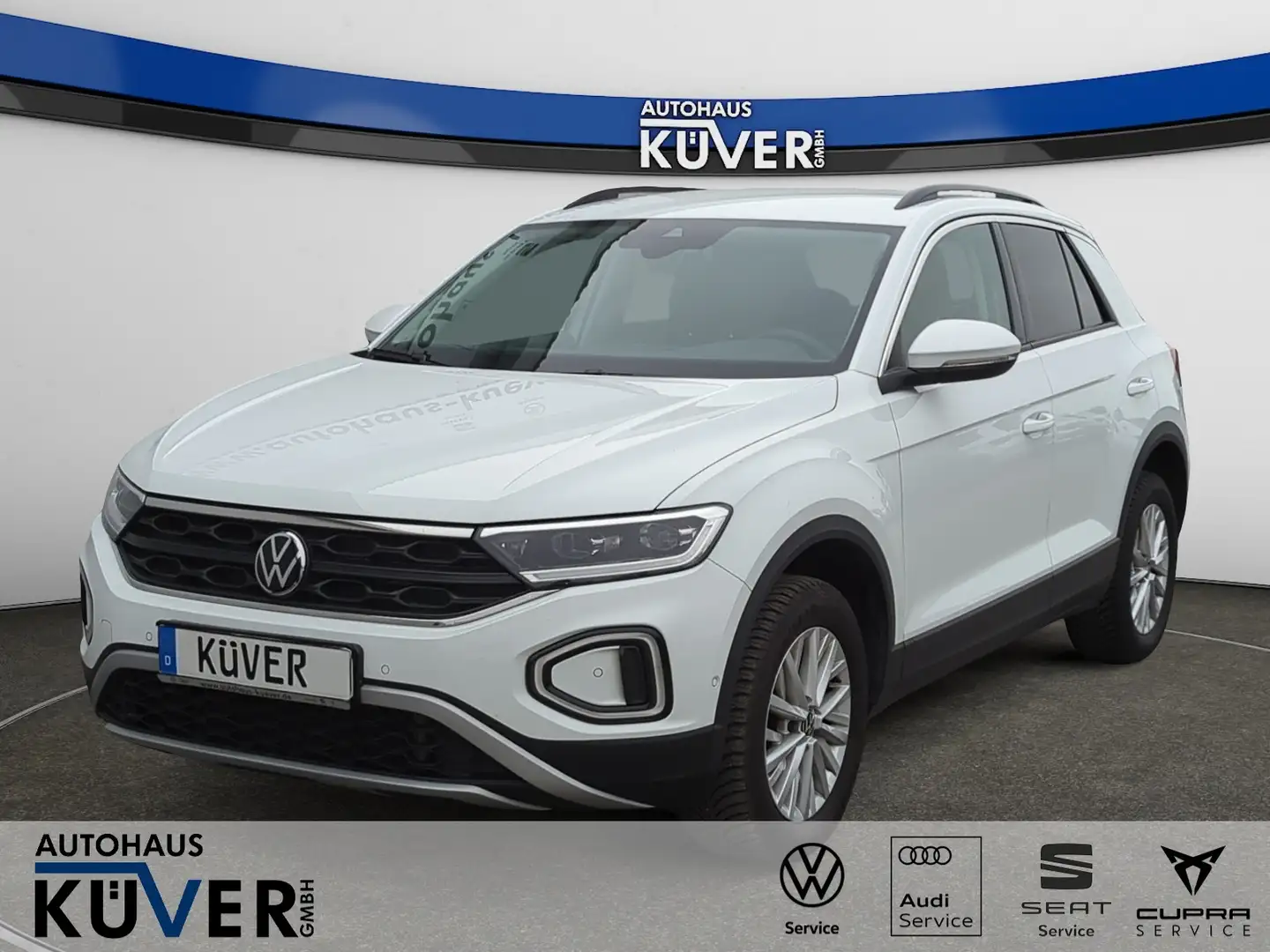 Volkswagen T-Roc Life 1,5 TSI ACC+LED+Shzg.+Einparkh.+16´´ Weiß - 1