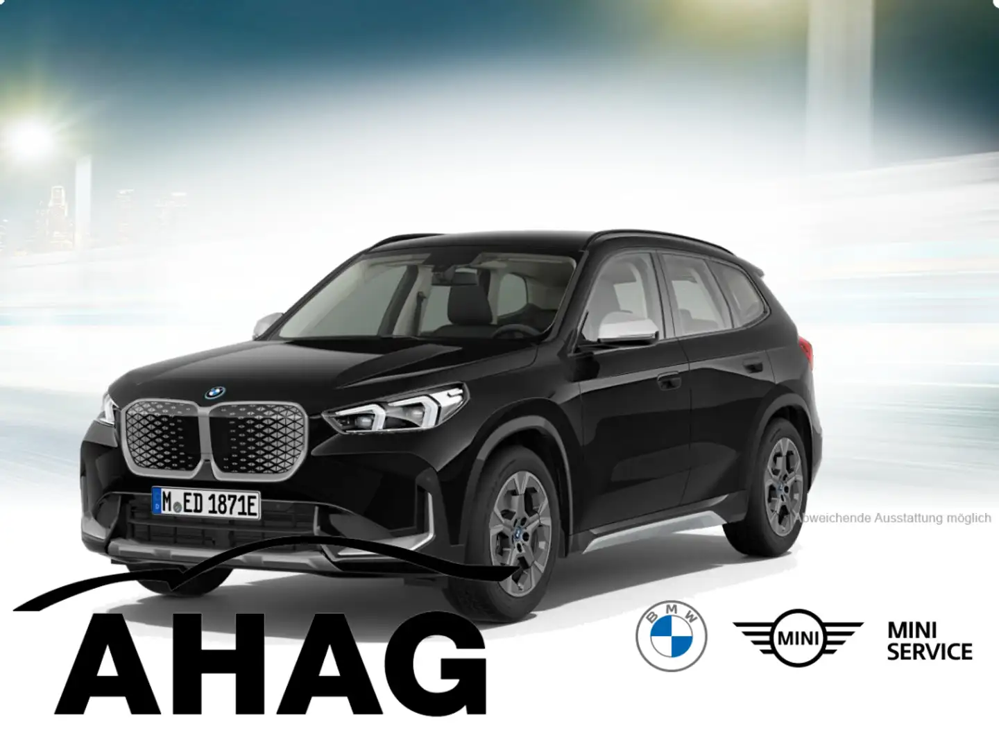 BMW iX1 xDrive30 Adaptives Fahrwerk Komfortzugang Schwarz - 2