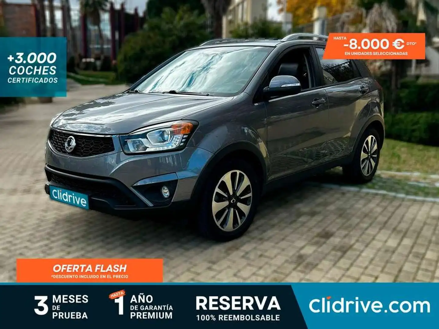 SsangYong Korando D20T Limited 4x4 Aut. Gris - 1