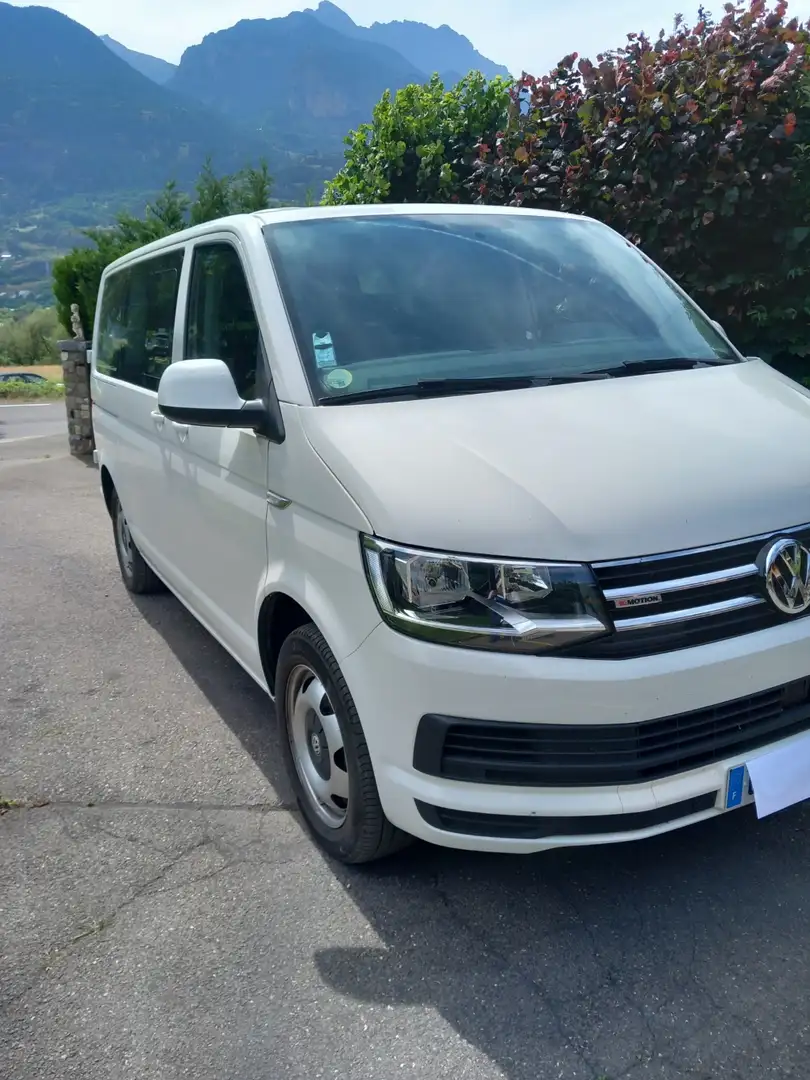 Volkswagen T6 Caravelle Caravelle 2.0 TDI 204 BMT Courte 4Motion Confortline Blanc - 2
