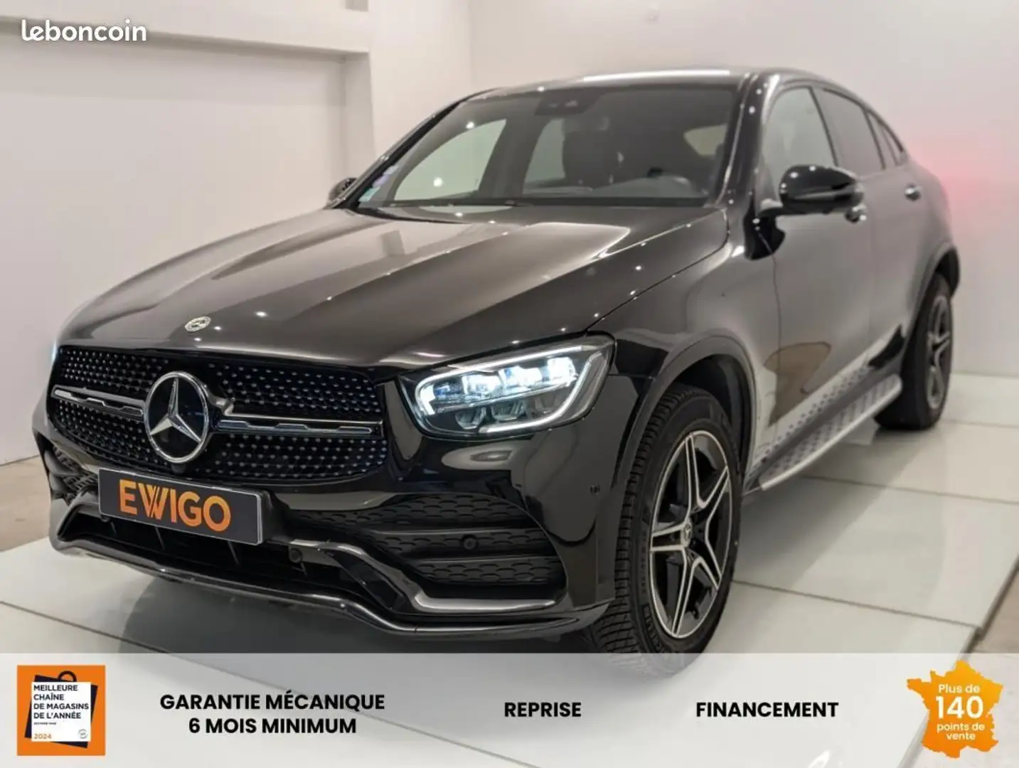 Mercedes-Benz GLC 300 Mercedes classe COUPE 300de AMG Line 4MATIC 9G-TRO Noir - 1
