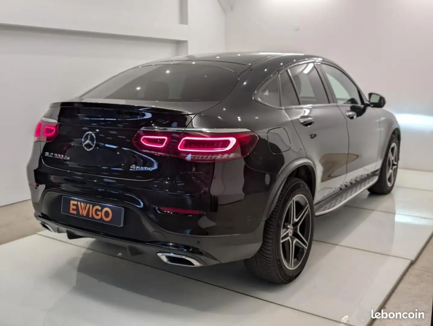 Mercedes-Benz GLC 300 Mercedes classe COUPE 300de AMG Line 4MATIC 9G-TRO Noir - 2