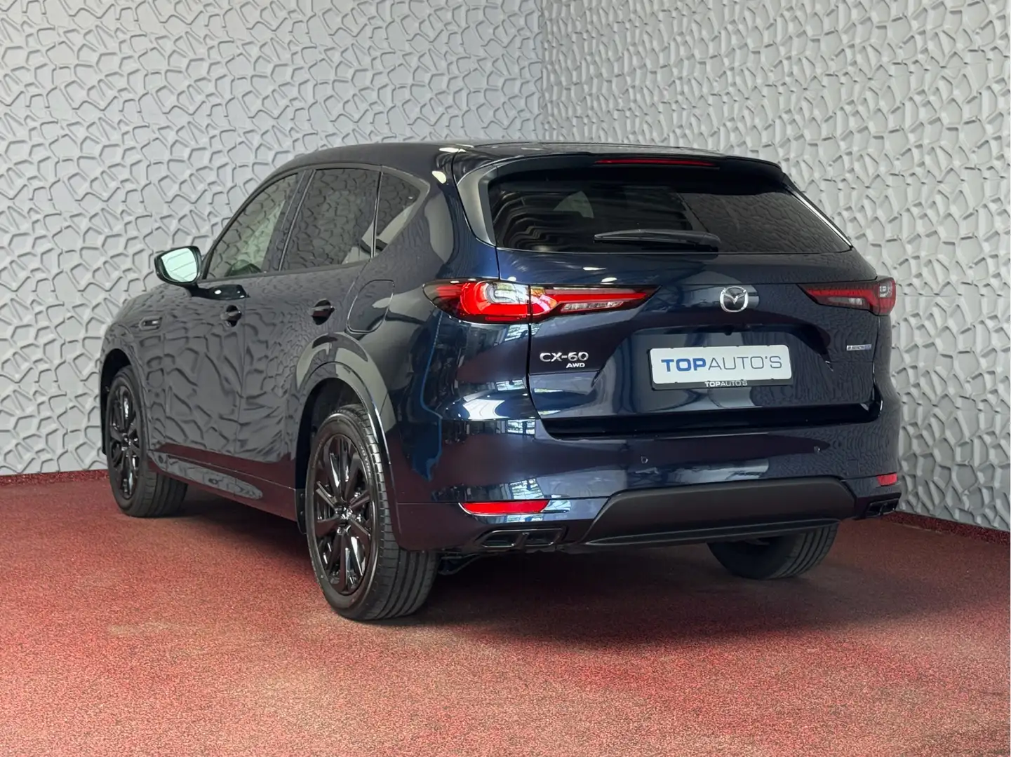 Mazda CX-60 2.5 E-SKYACTIV PHEV HOMURA LEER 360CAM STOEL.VERW/ Blauw - 2