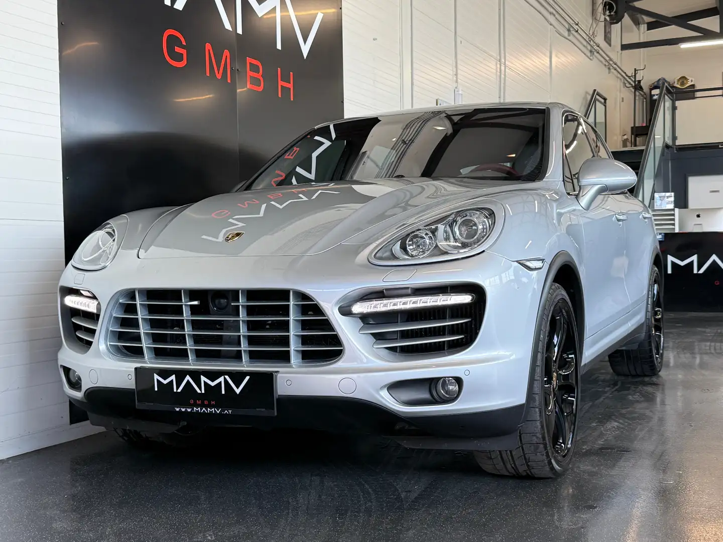 Porsche Cayenne Turbo "Techart "22Zoll" Tausch Finanzierung Silber - 1