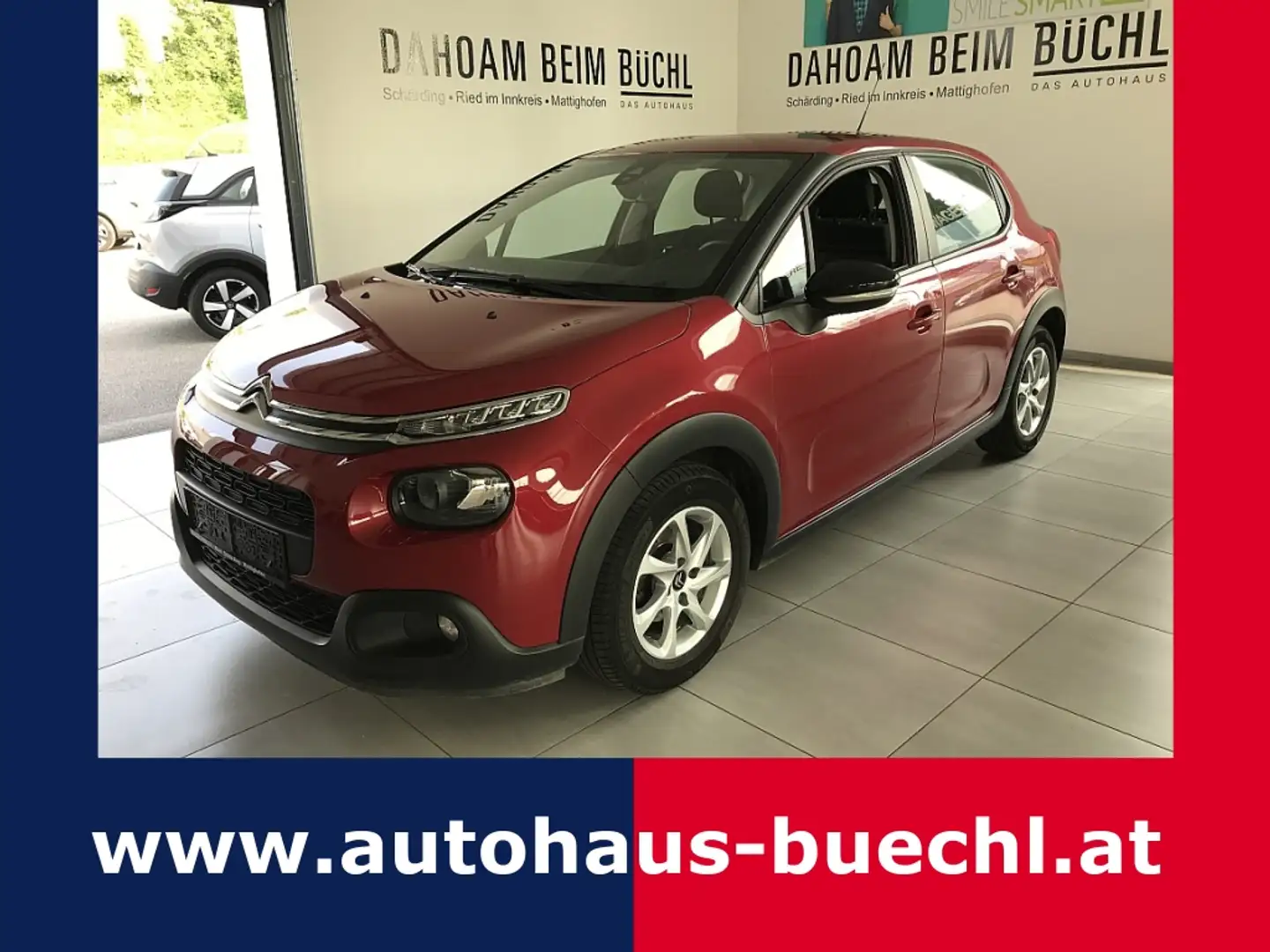 Citroen C3 BlueHDi 75 S&S 5-Gang-Manuell Feel Rot - 1