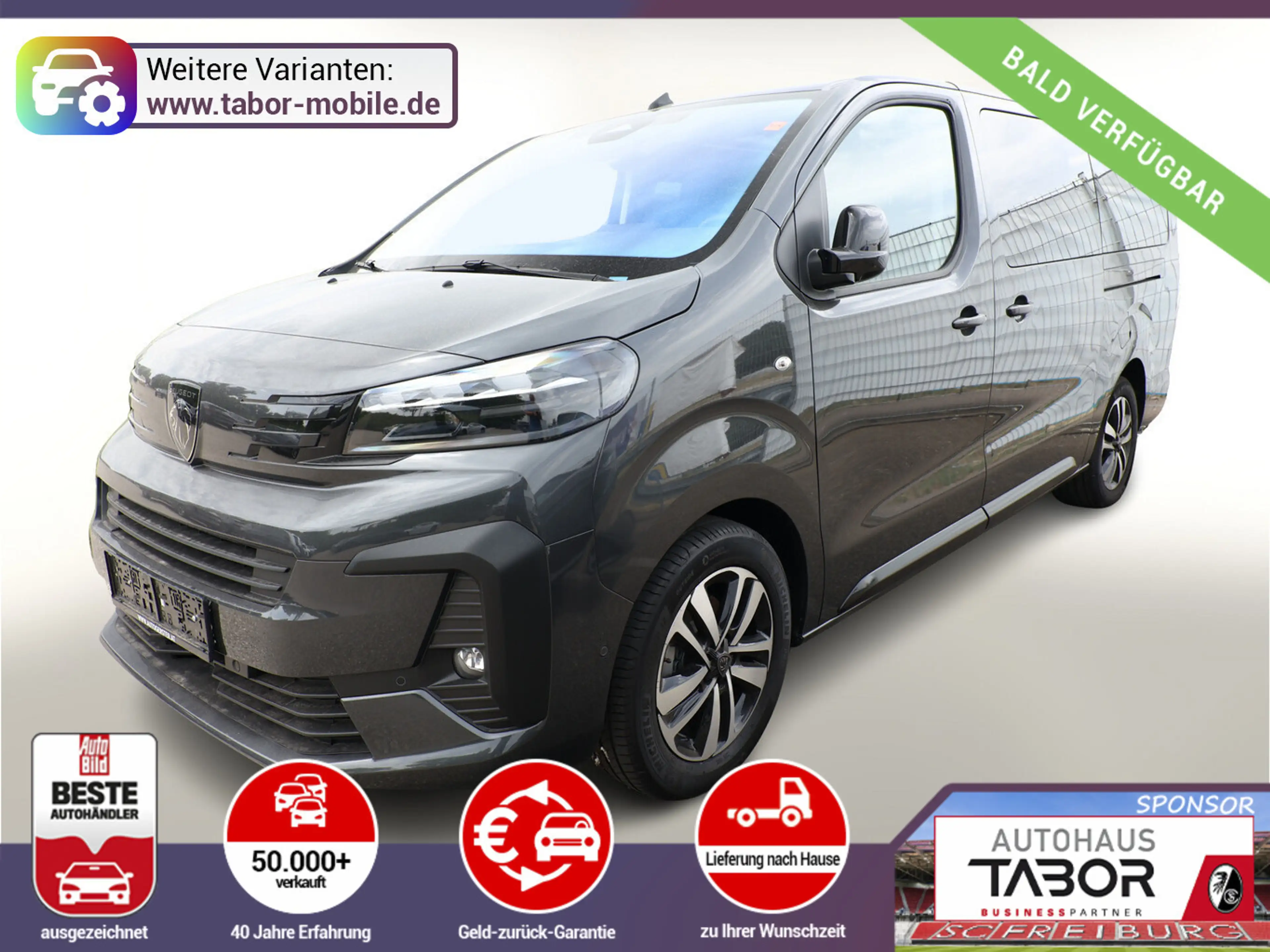 Peugeot Traveller L3 Allure Pano StHz AHK Leder Keyl Nav
