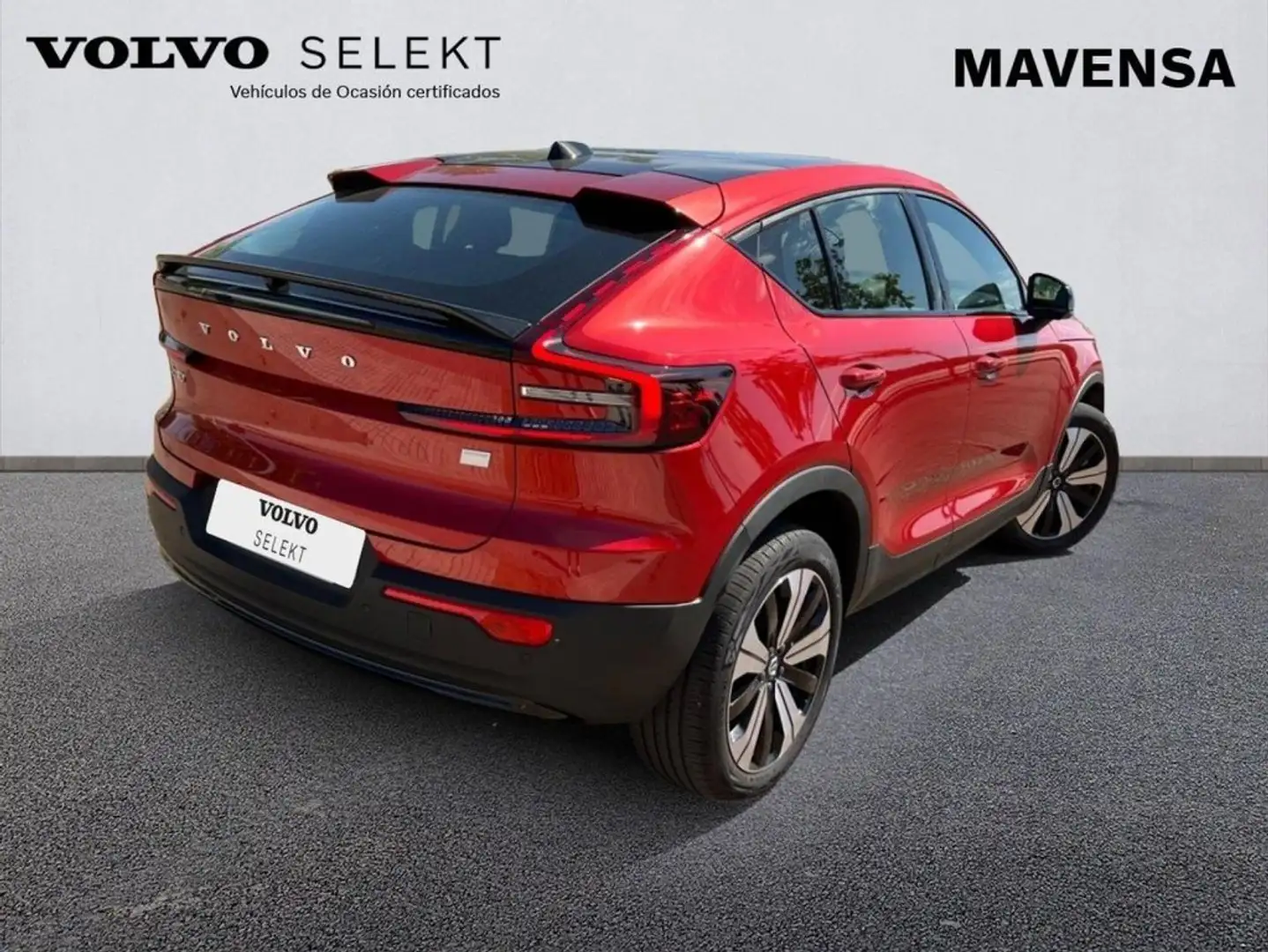 Volvo XC40 P8 Recharge Core Eléctrico Puro Rojo - 2