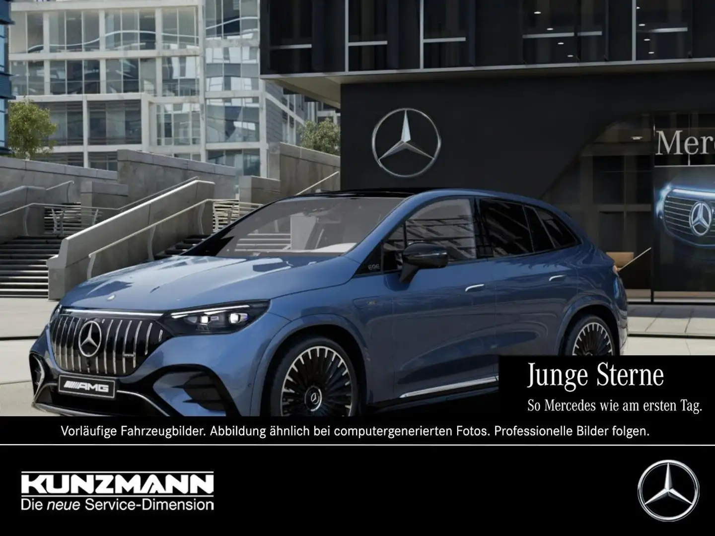 Mercedes-Benz EQE SUV EQE 53 AMG 4M+ SUV Night Panorama Distronic 360° Blau - 1