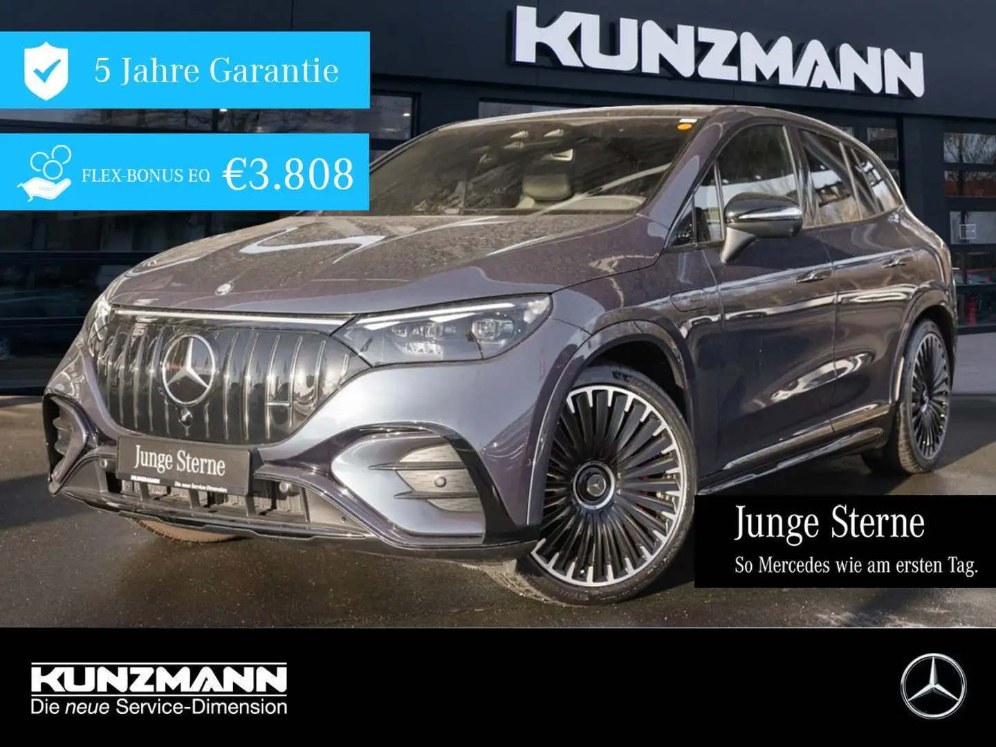Mercedes-Benz EQE SUV EQE 53 AMG 4M+ SUV Night Panorama NP 162.917,-€ Bleu - 1