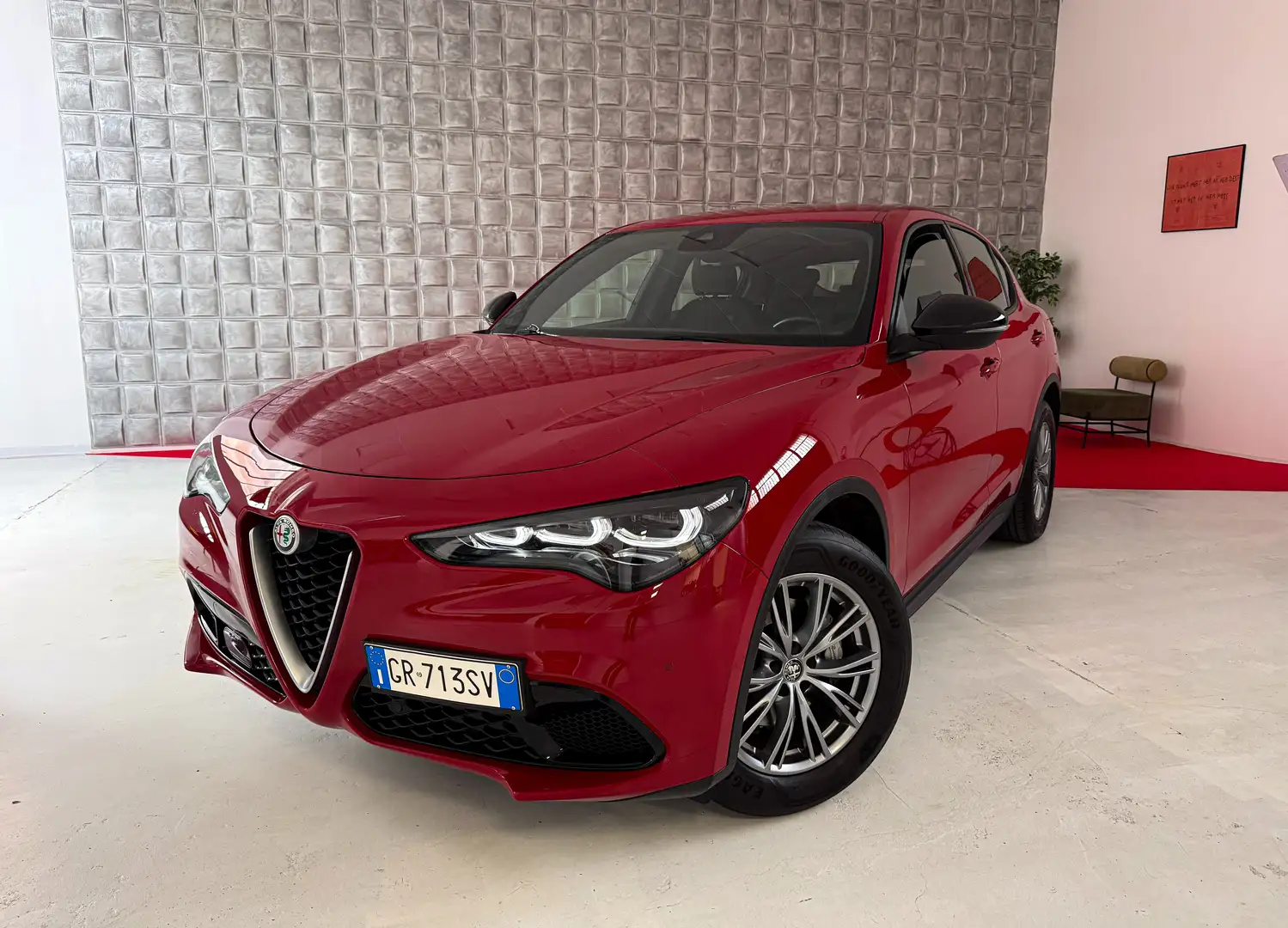 Alfa Romeo Stelvio 2023 2.2 t Super rwd 160cv auto - IVA ESPOSTA Rosso - 1