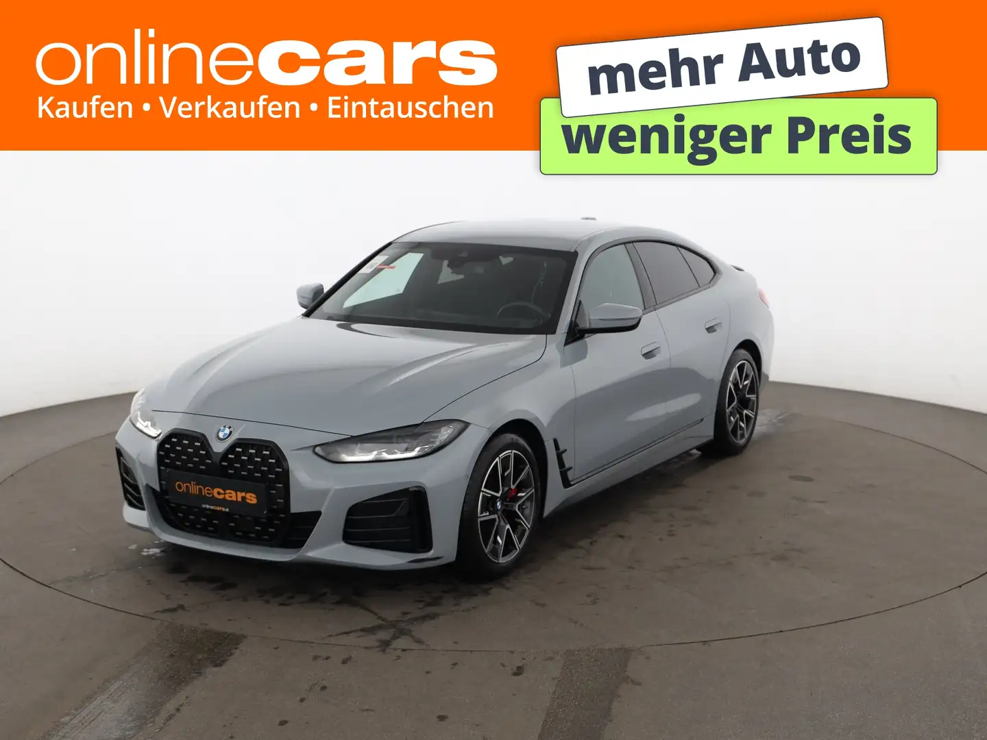 BMW 430 i Gran Coupe M-Sport Aut LED AHK LEDER H/K NAV Grau - 1