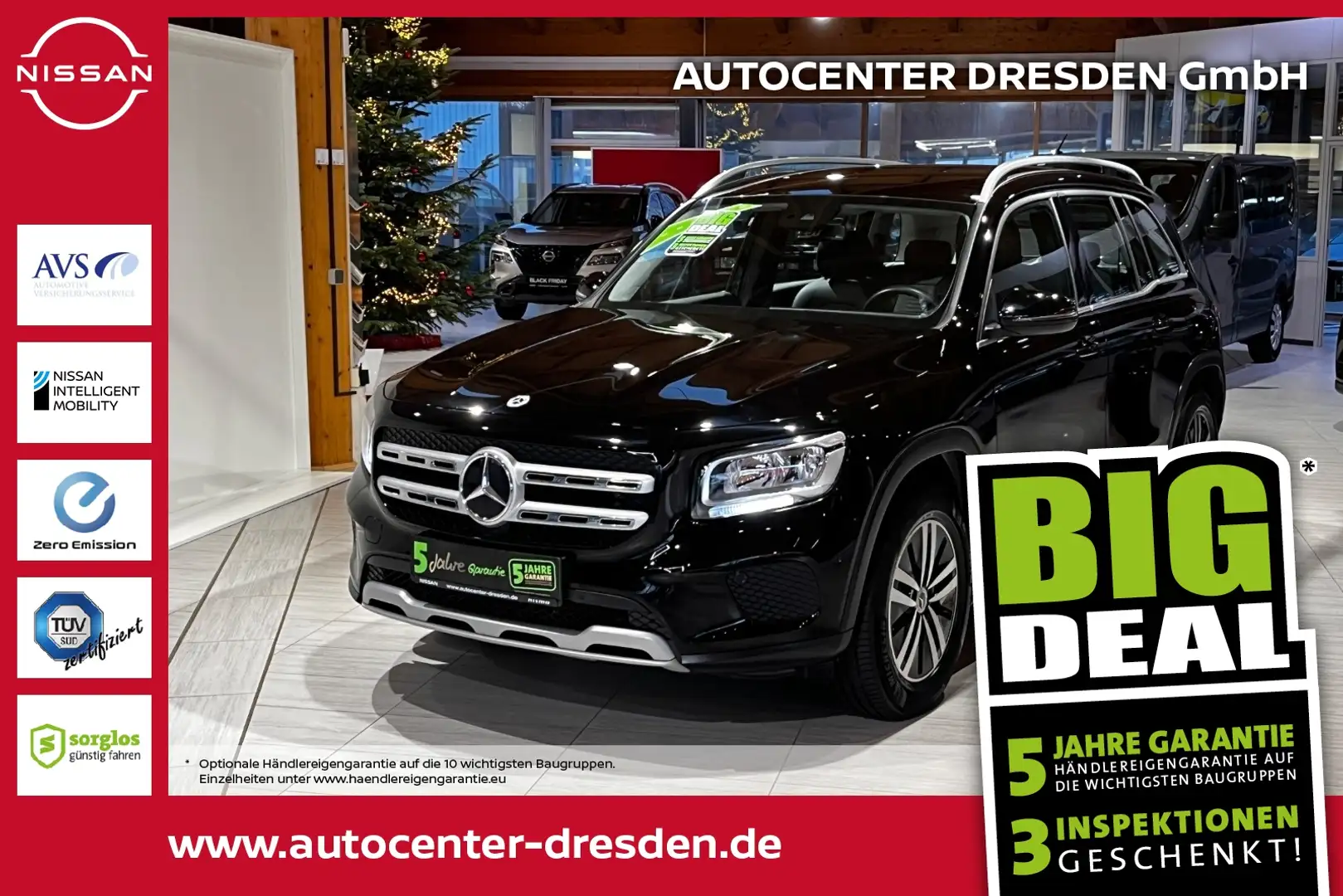 Mercedes-Benz GLB 200 d 4Matic Style Navi+SHZ+Kam.+KeyLess+LM Zwart - 1