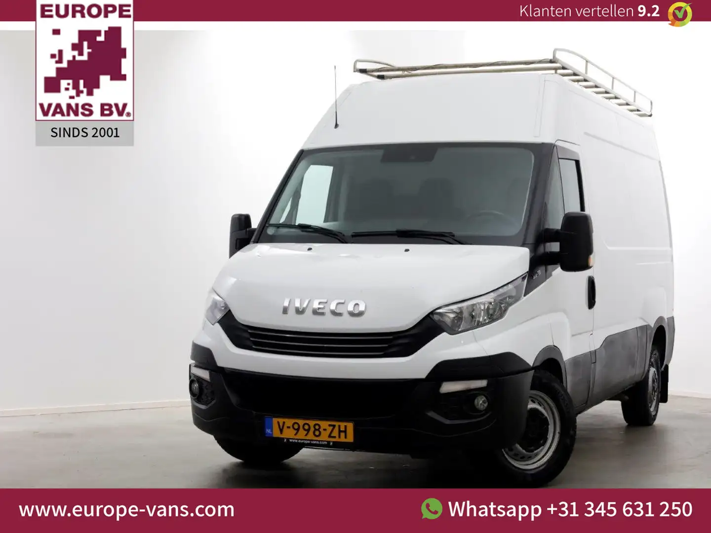 Iveco Daily 35S18V 3.0 180pk HiMatic Automaat L2H2 06-2019 Wit - 1