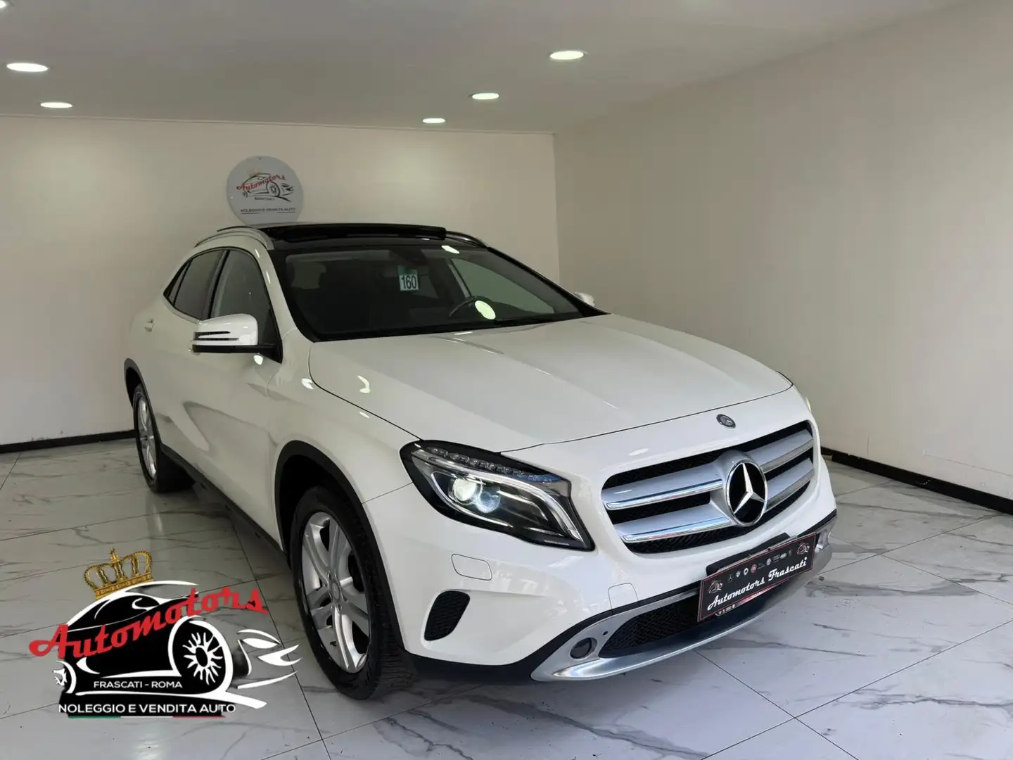Mercedes-Benz GLA 200 Premium 4matic-TETTO-LED-GARANTITA-2016 Bianco - 1