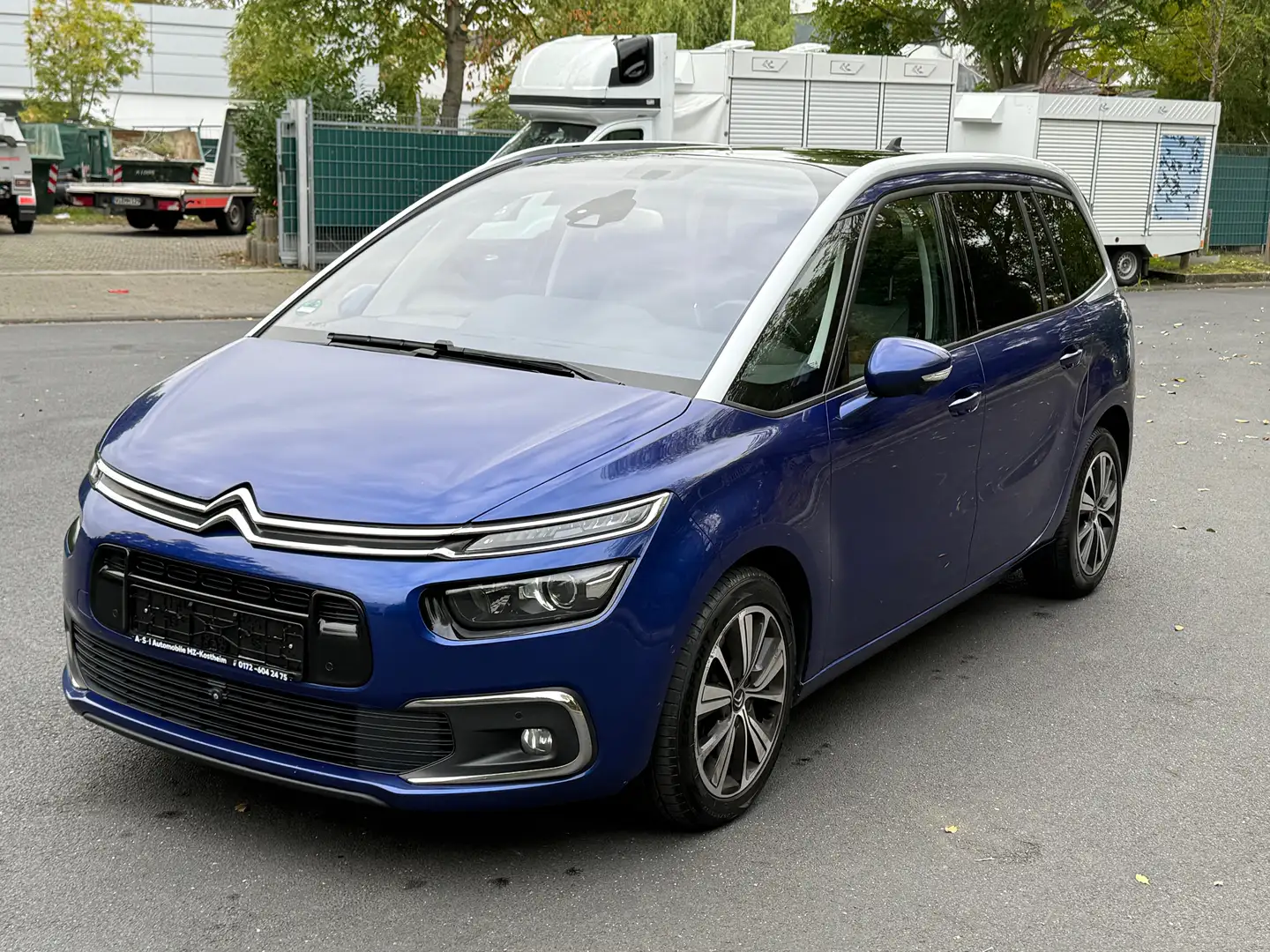 Citroen Grand C4 SpaceTourer Shine-7SITZER-AUTOMATIC Blau - 1