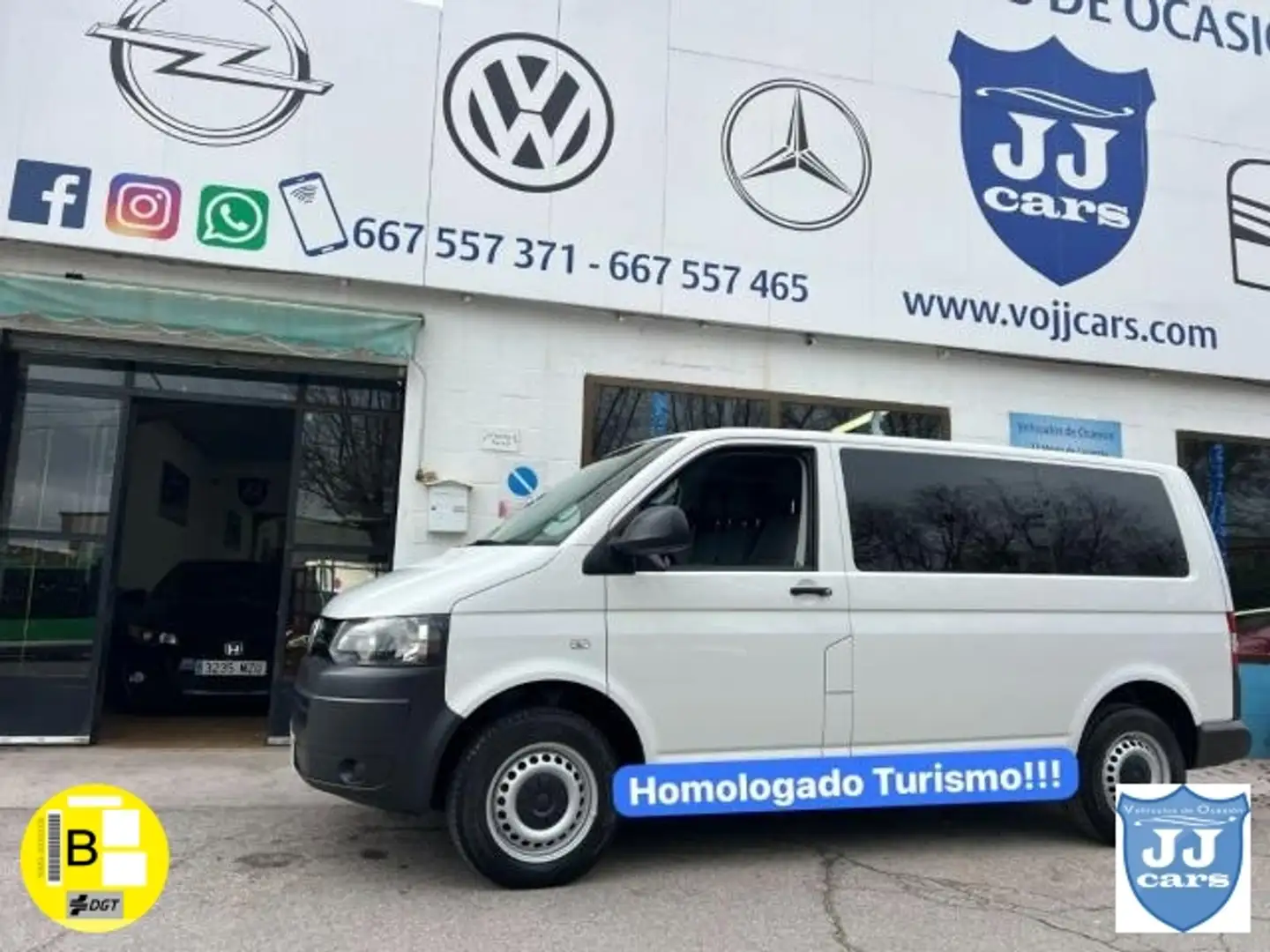 Volkswagen Transporter 2.0TDI COMBI 9 Blanco - 1