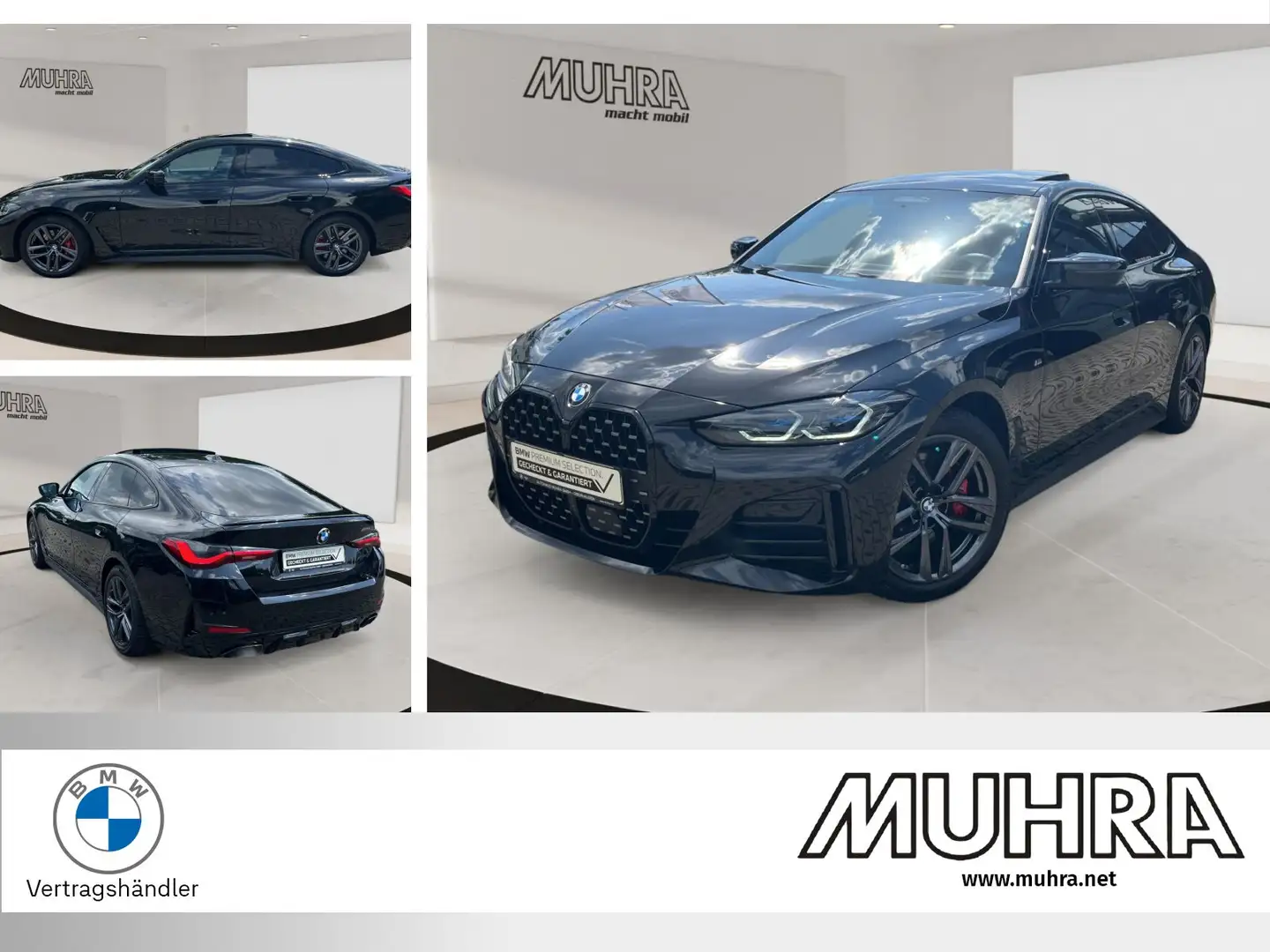 BMW 440 M440i xDrive Gran Coupe DA Prof HUD Glasdach H/K Fekete - 1