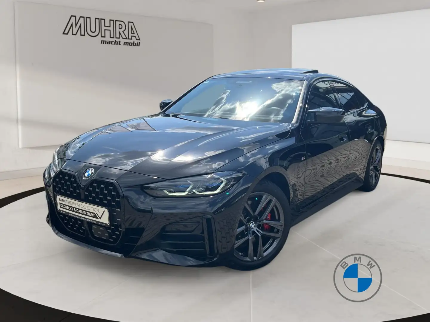 BMW 440 M440i xDrive Gran Coupe DA Prof HUD Glasdach H/K Czarny - 1