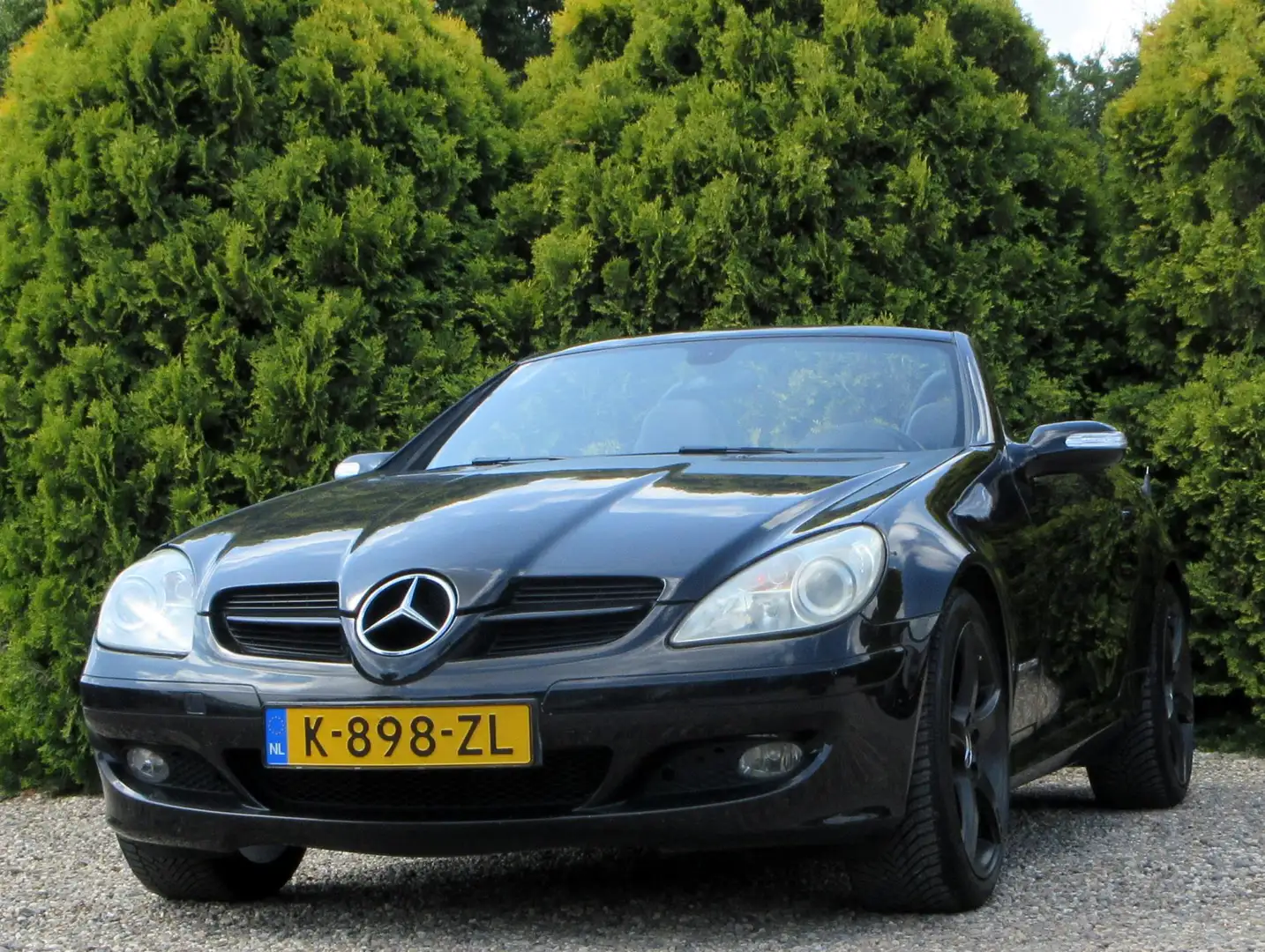 Mercedes-Benz SLK 200 K Automaat*Cruise*Airscarf* Zwart - 2
