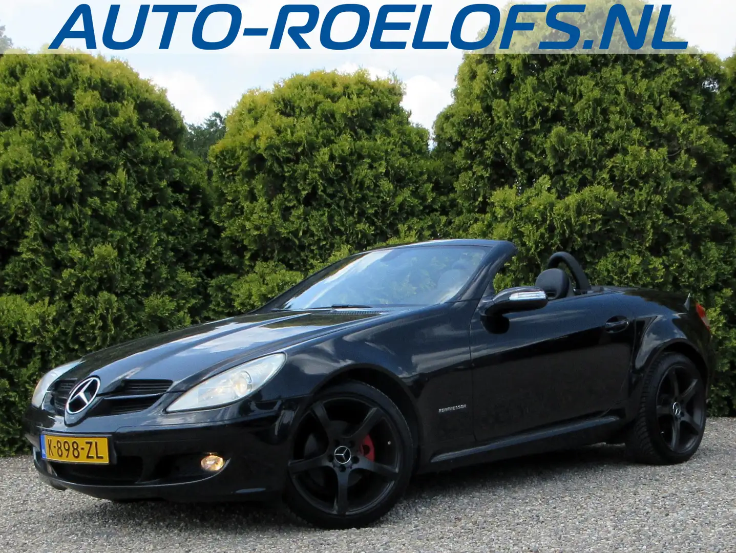 Mercedes-Benz SLK 200 K Automaat*Cruise*Airscarf* Zwart - 1