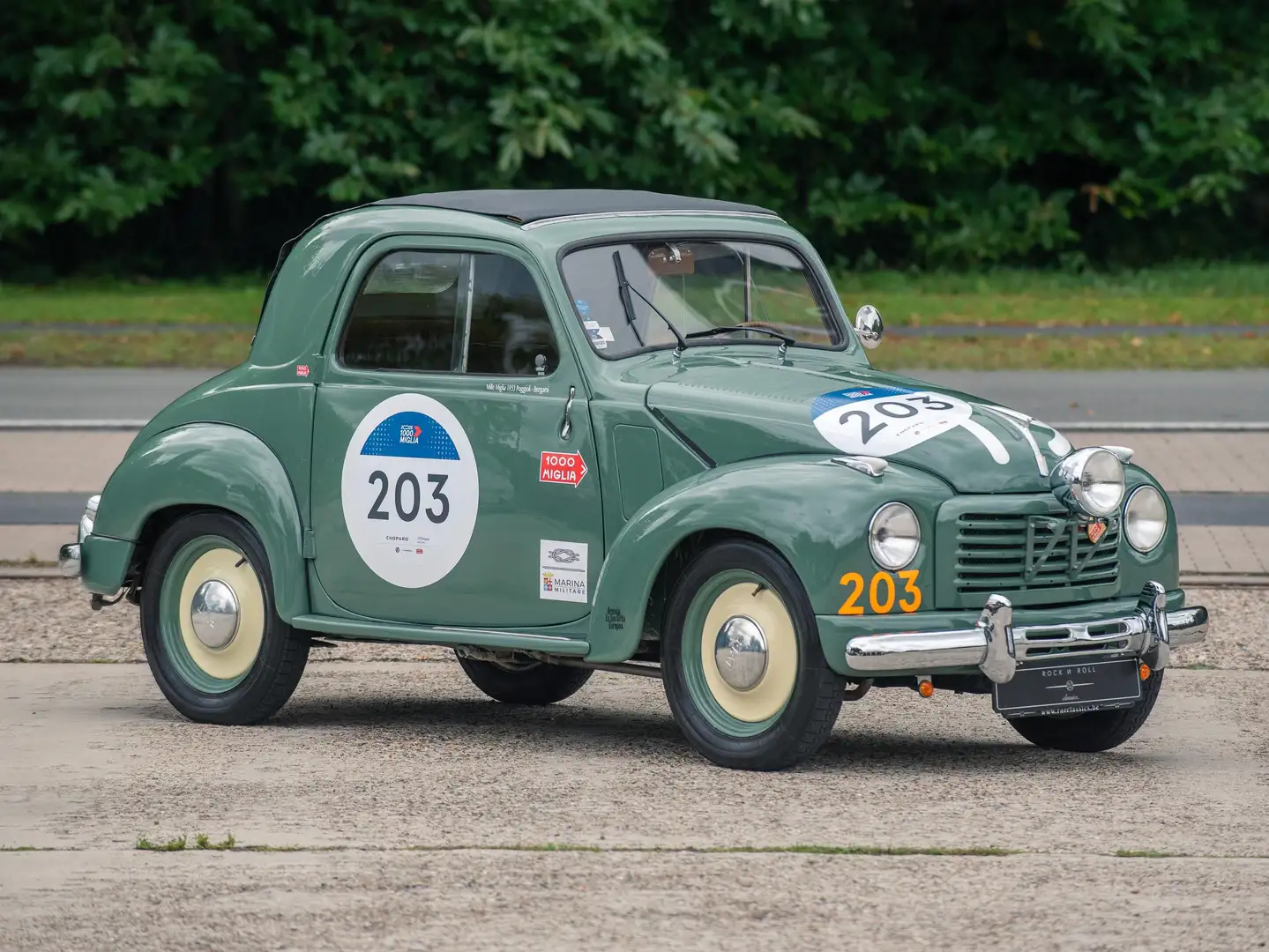 Fiat Topolino 500 C Groen - 2