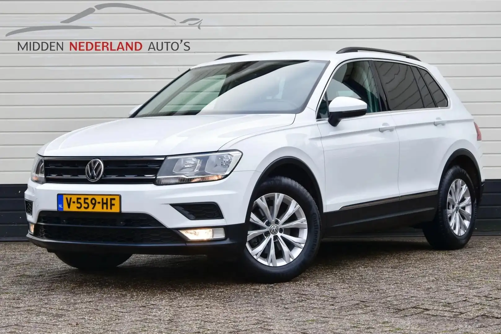 Volkswagen Tiguan * GRIJS KENTEKEN * APK 2026 * PDC * Wit - 1
