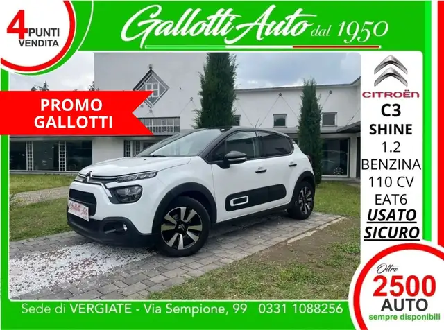 Citroen C3 1.2 puretech Shine s&s 110cv EAT6 - PRMO GALLOTTI