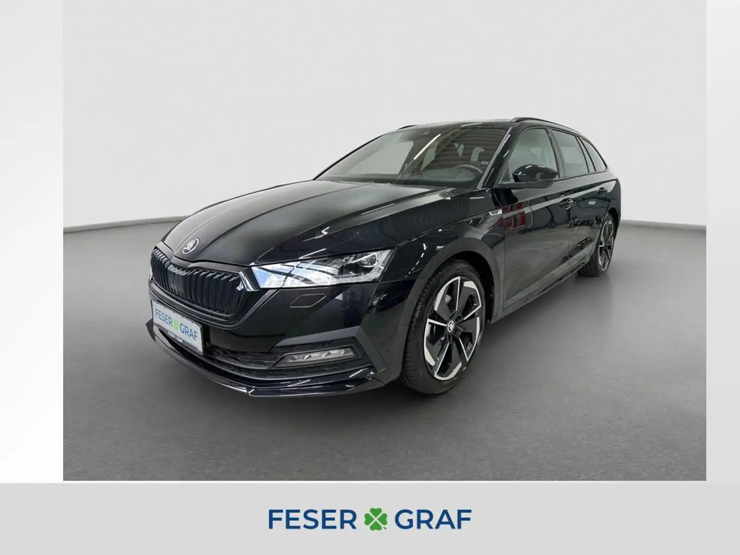 Skoda Octavia Combi Sportline 1,5l TSI DSG Matrix Pano Schwarz - 1