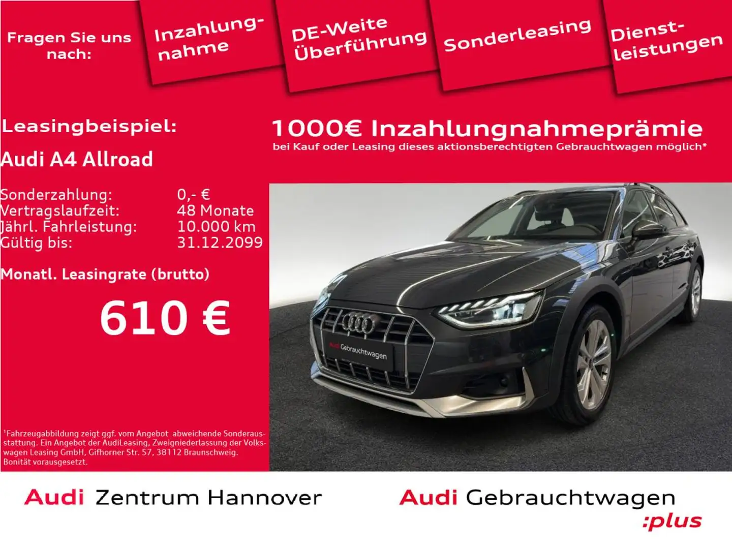Audi A4 allroad 40 TDI quattro Grau - 1
