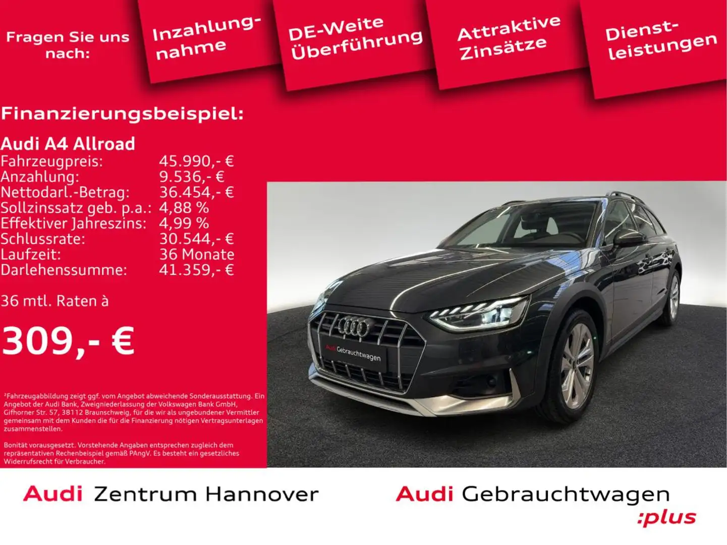 Audi A4 allroad 40 TDI quattro Grau - 2