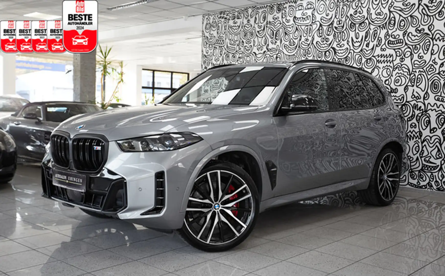 BMW X5 M60i 3x M SPORT PRO*INTEGRAL*M SCHALENSITZ* Gris - 2