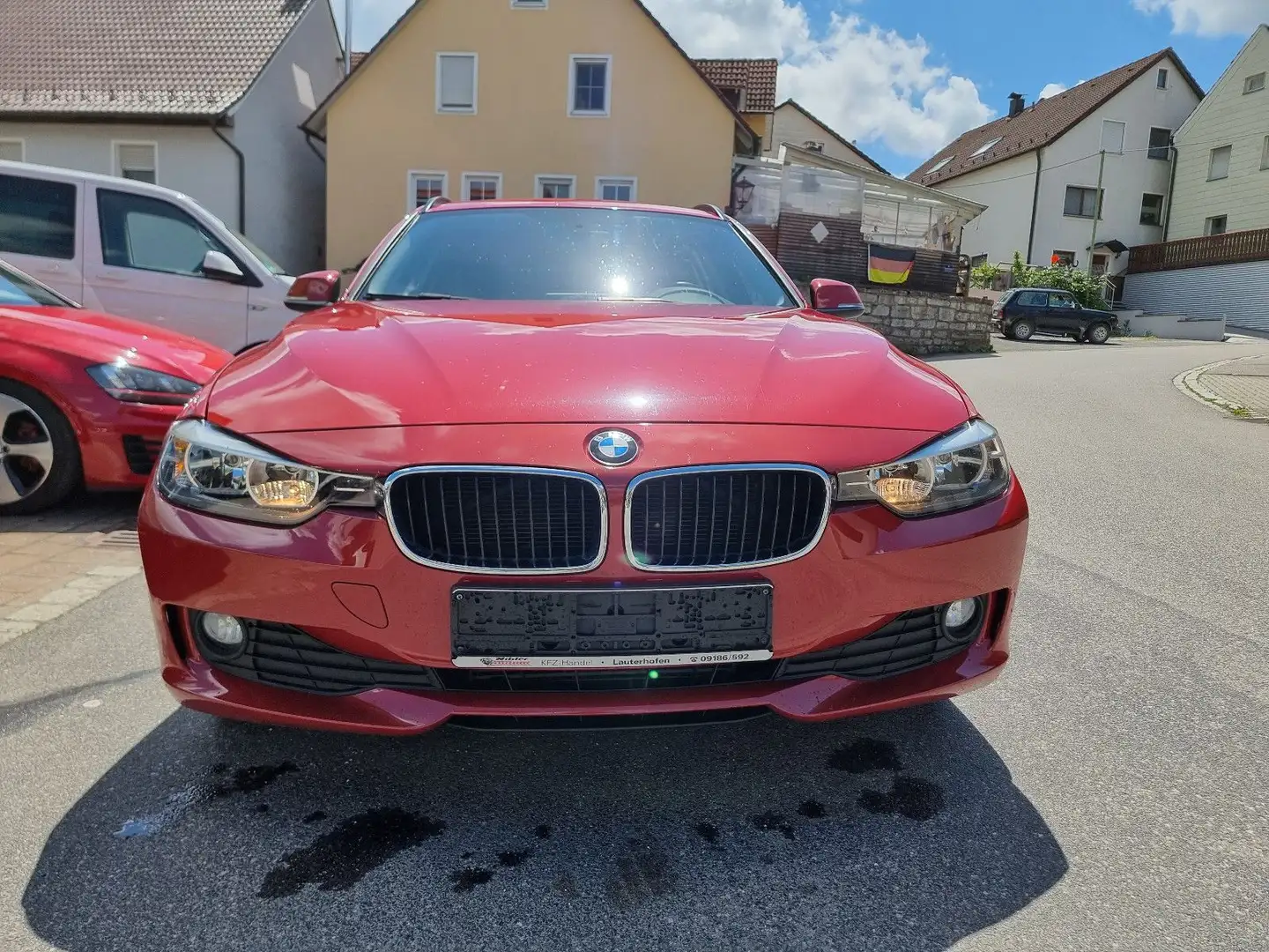 BMW 316 i Touring 18" M-ALU+NAVI+PDC+EL-HECKKLAPPE Rouge - 2