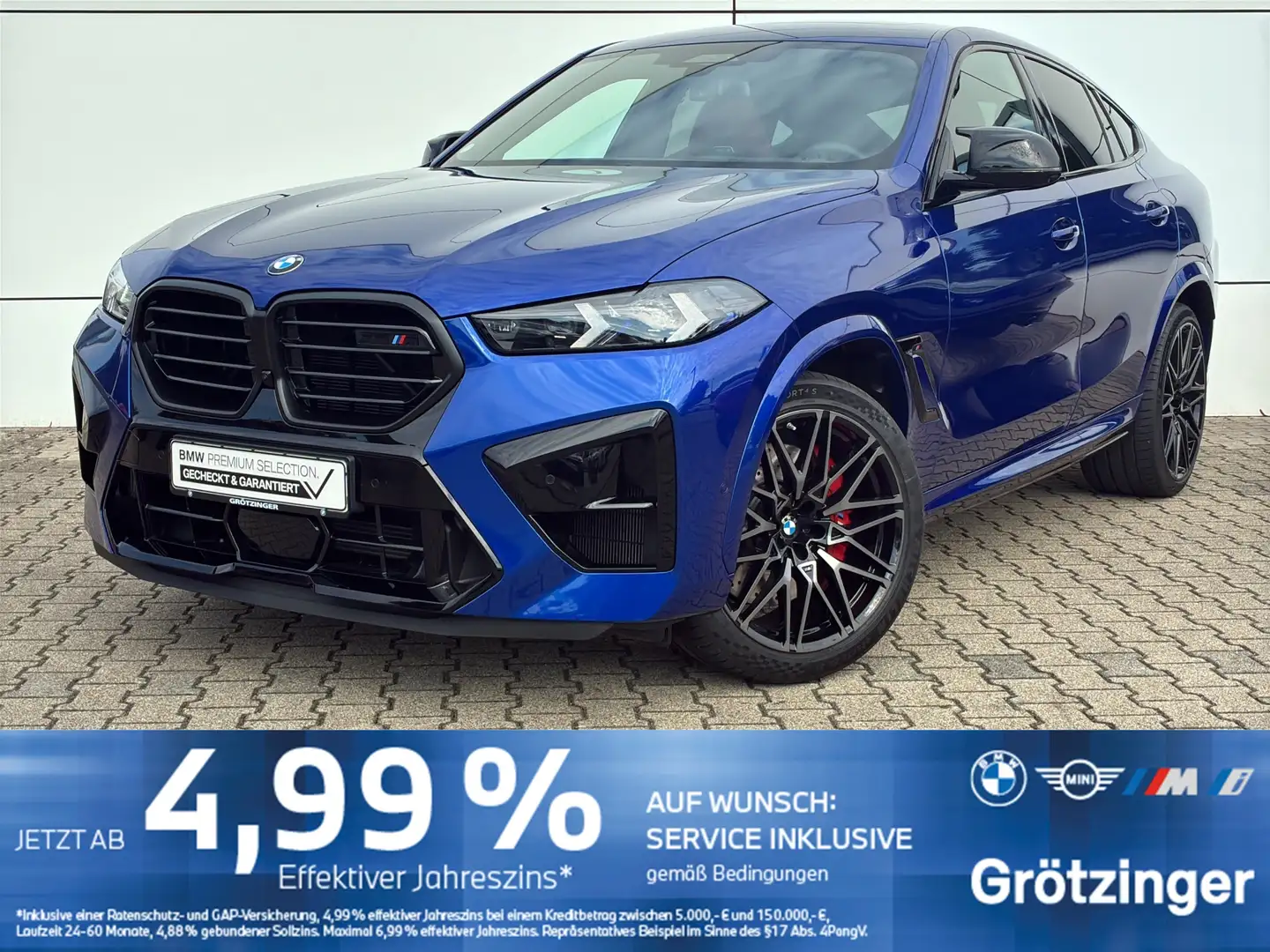 BMW X6 M Competition 1000 € AKTIONSPRÄMIE Blau - 1