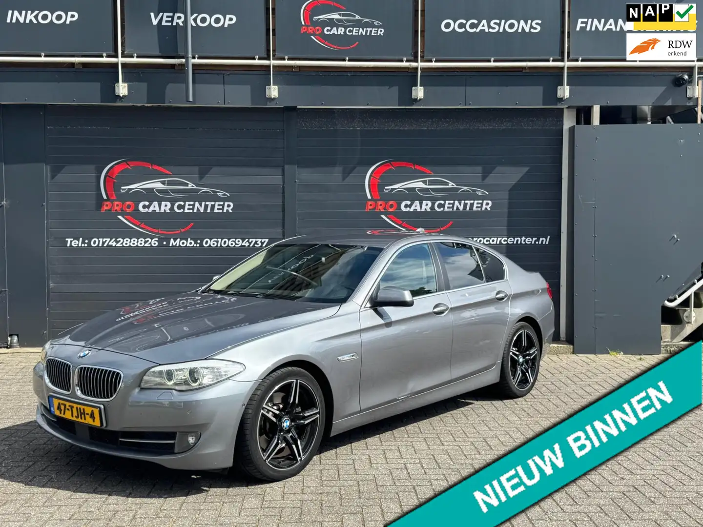 BMW 528 5-serie 528i High Executive AUT|CLIMATE|KEYLESS|CR Серый - 1
