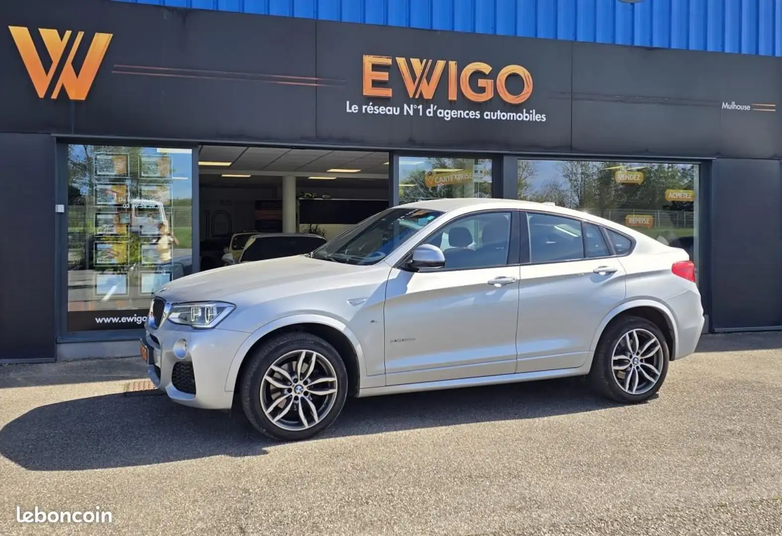 BMW X4 2.0 D 190ch M-SPORT XDRIVE TETE HAUTE-IMMAT FR Gris - 1