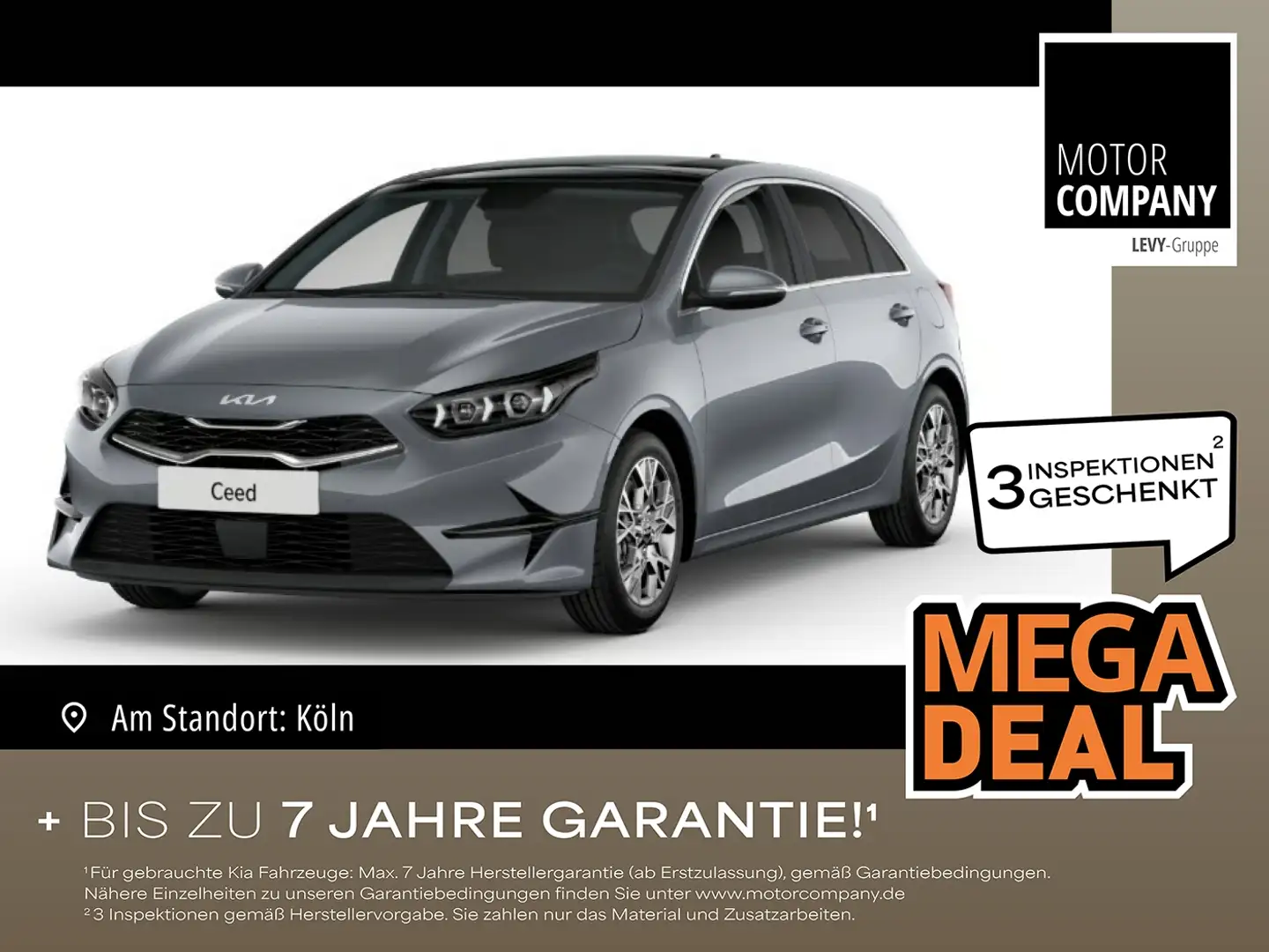 Kia Ceed / cee'd Ceed 1.5 T-GDI Vision MY25+DCT+Navi+R.Kam+Komfort Silber - 1