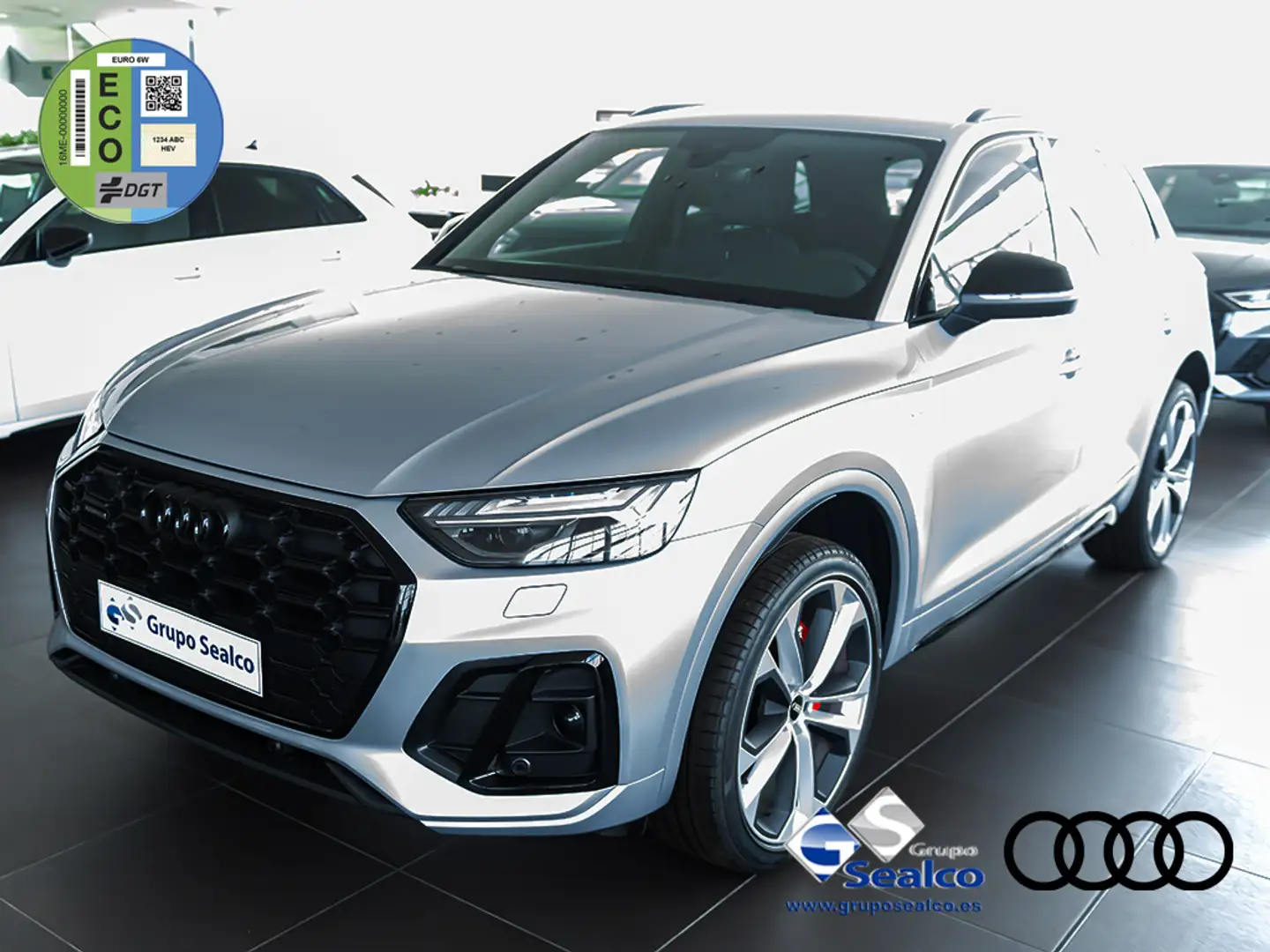 Audi Q5 40 TDI quattro-ultra Black line S tronic 150kW Argento - 1