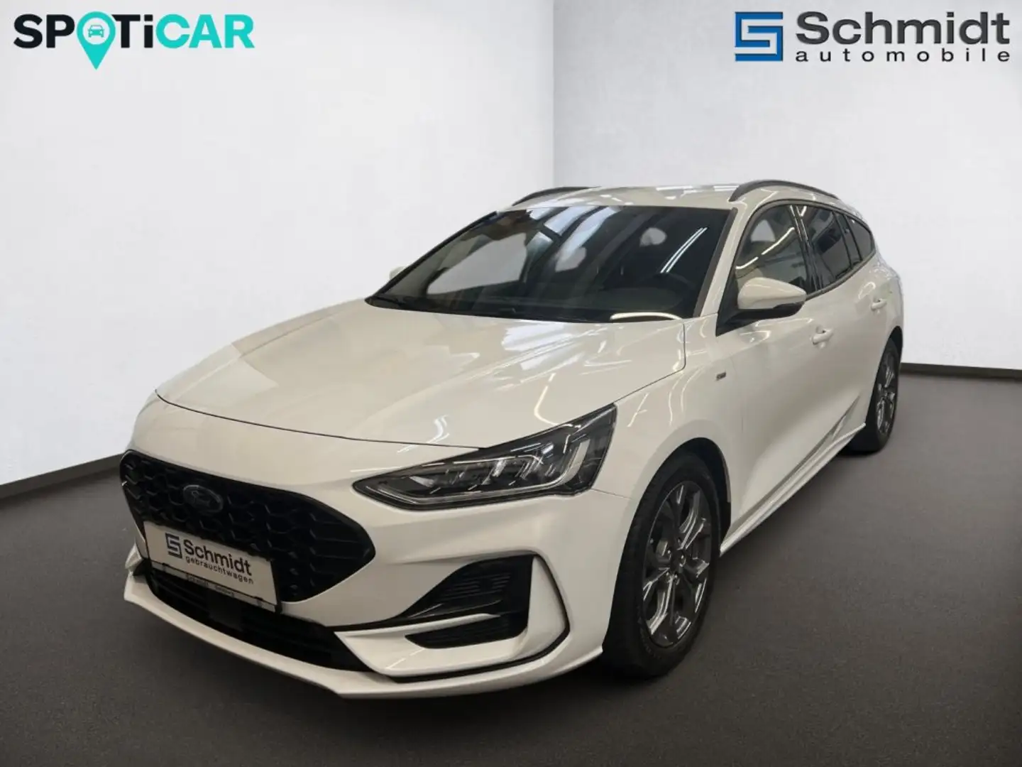 Ford Focus Turnier 1,0 EcoBoost Hybrid ST-Line Aut. Weiß - 1
