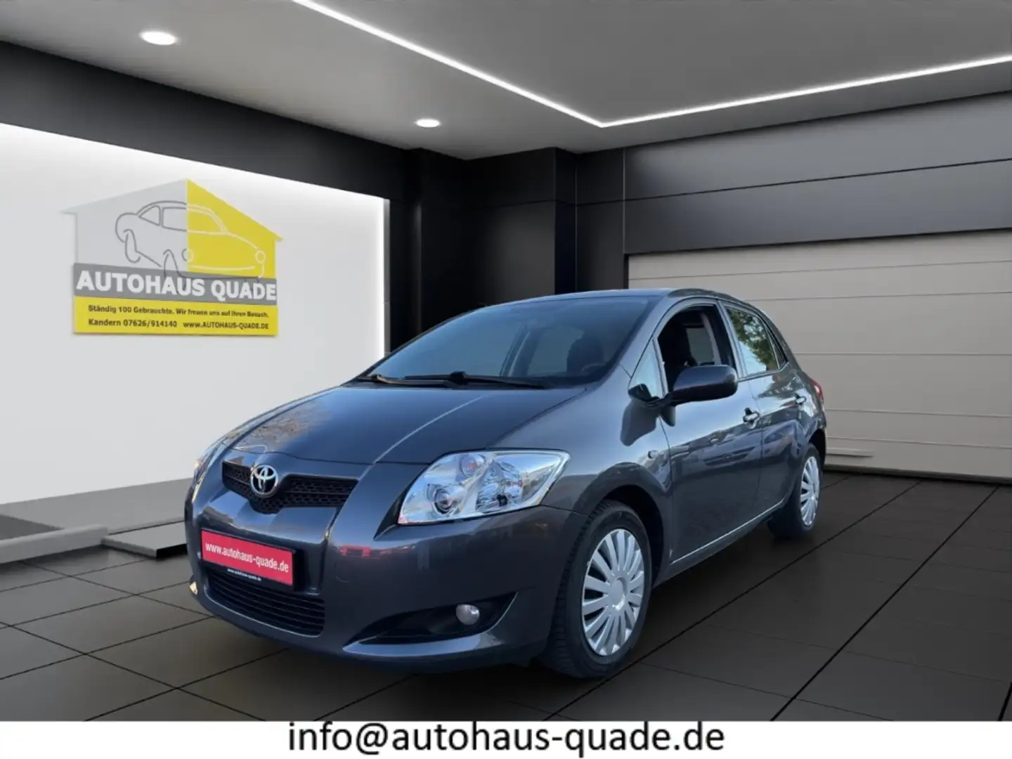 Toyota Auris 89.000 km/ Dab Radio Klimaautom Alu el.SP teilb.Rü Grau - 1