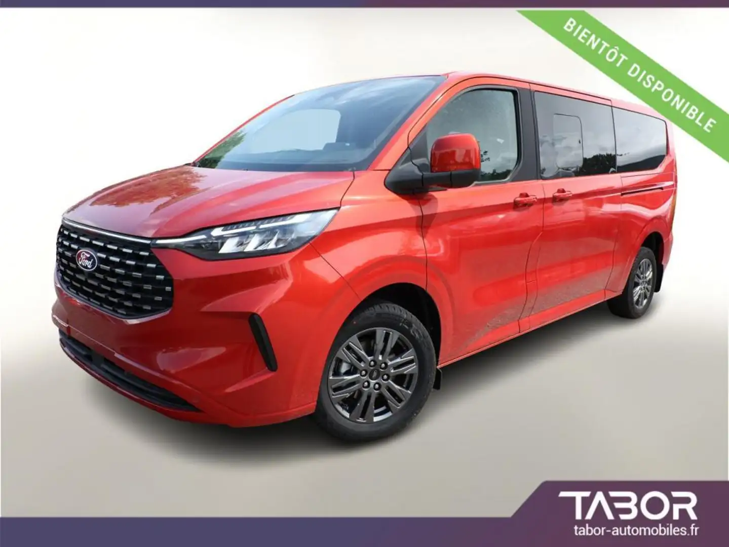 Ford Tourneo Custom Custom TDCi 170 Aut Tit 320L2 ACC Rouge - 1