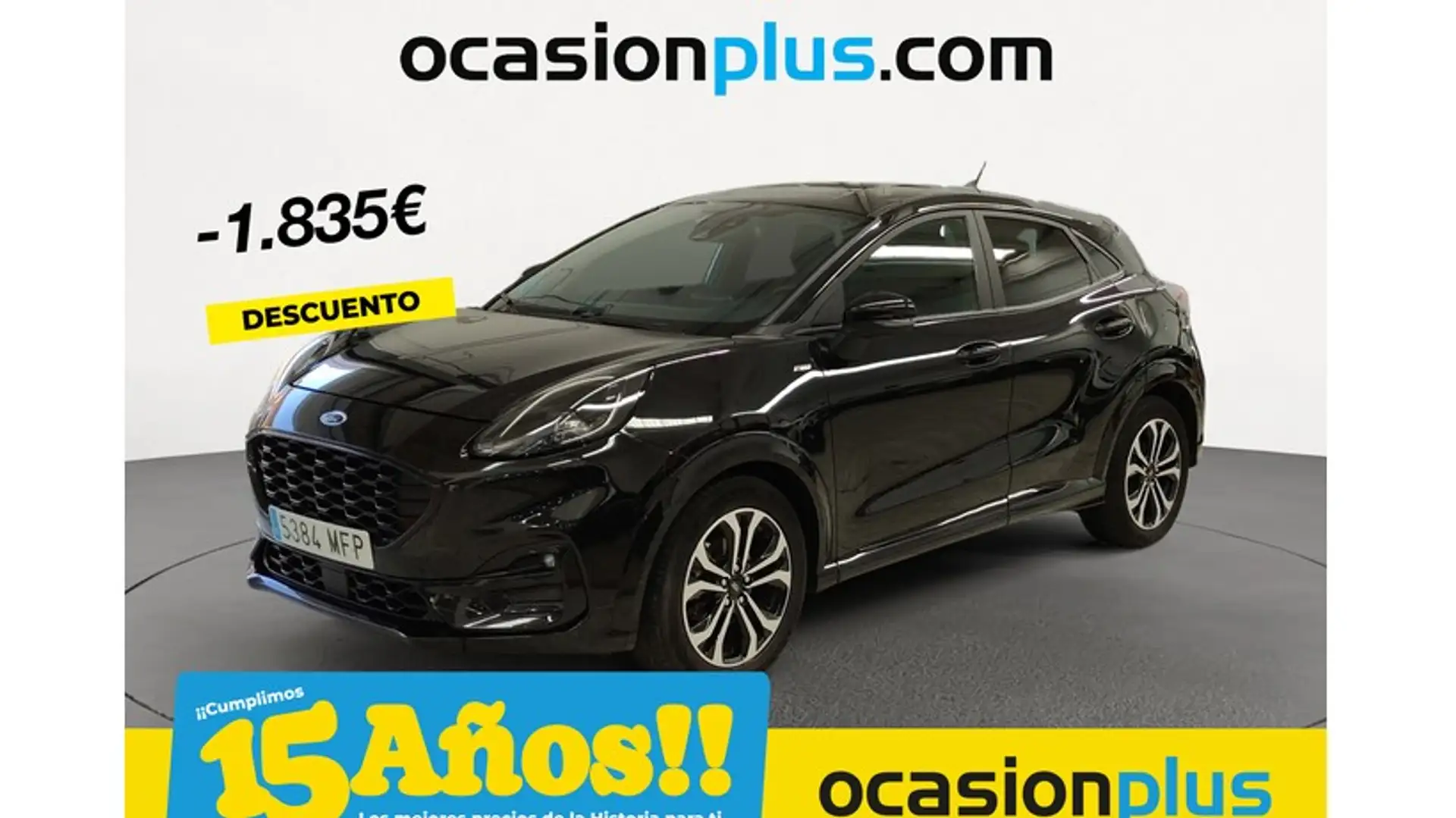 Ford Puma 1.0 EcoBoost MHEV ST-Line 125 Negro - 1