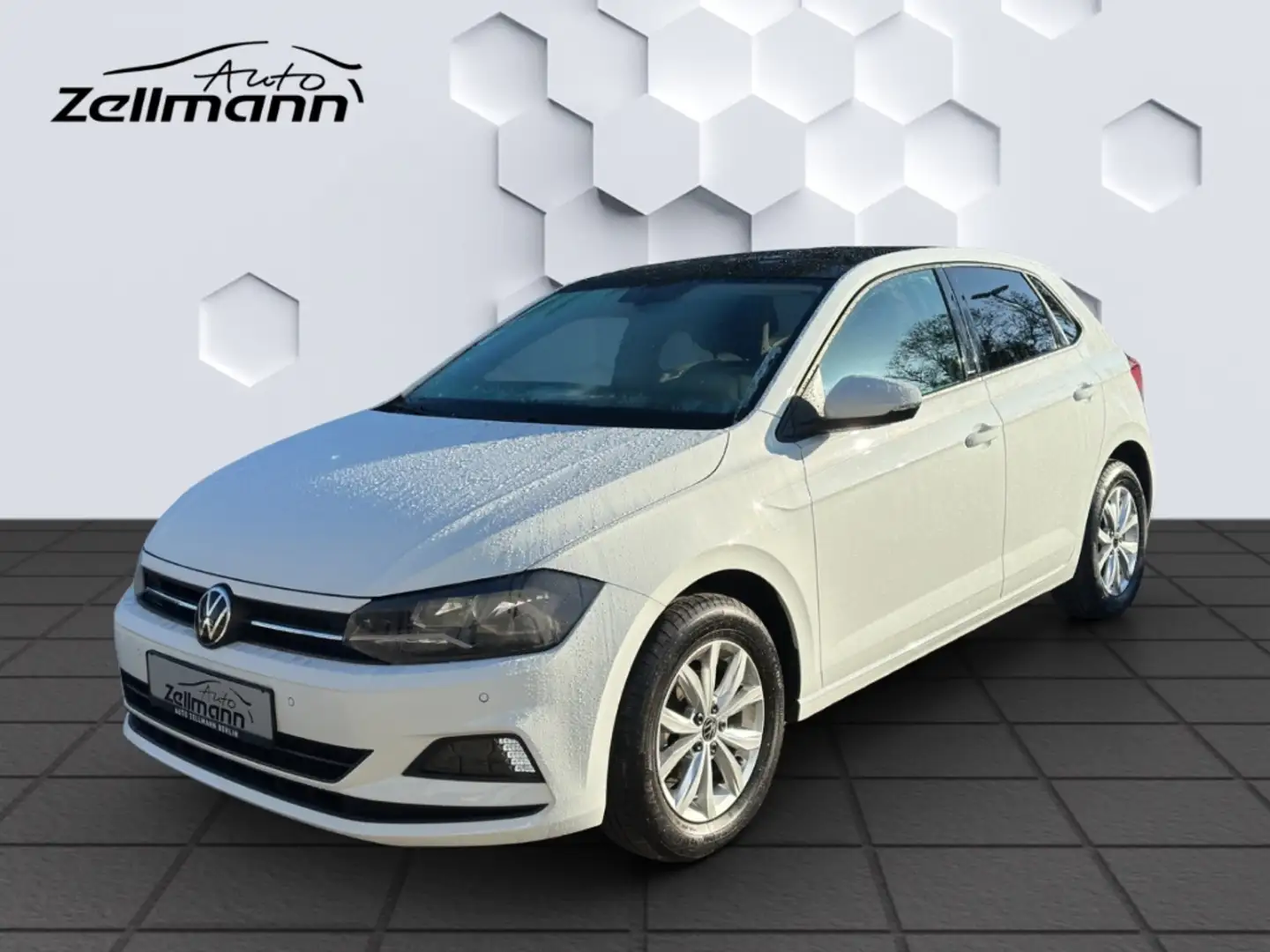 Volkswagen Polo Comf. 1.0TSI 70kW LED PanoDach PDC ACC Sitzheizung Weiß - 1