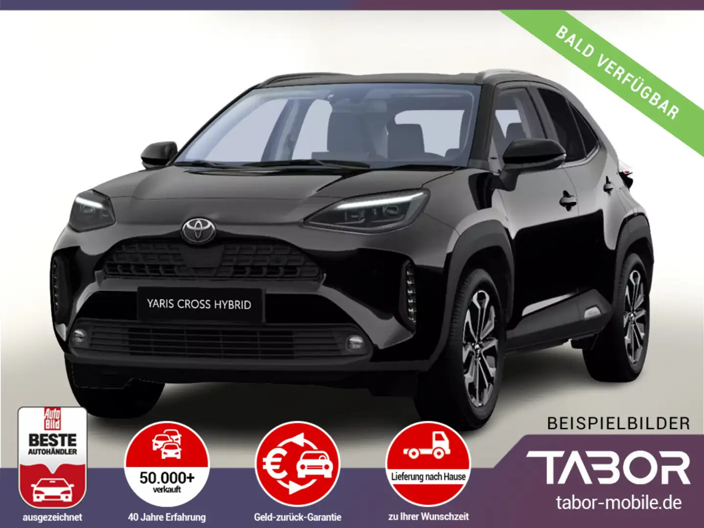 Toyota Yaris Cross 1.5 Hybrid 116 Teamplayer LED SHZ Zwart - 1