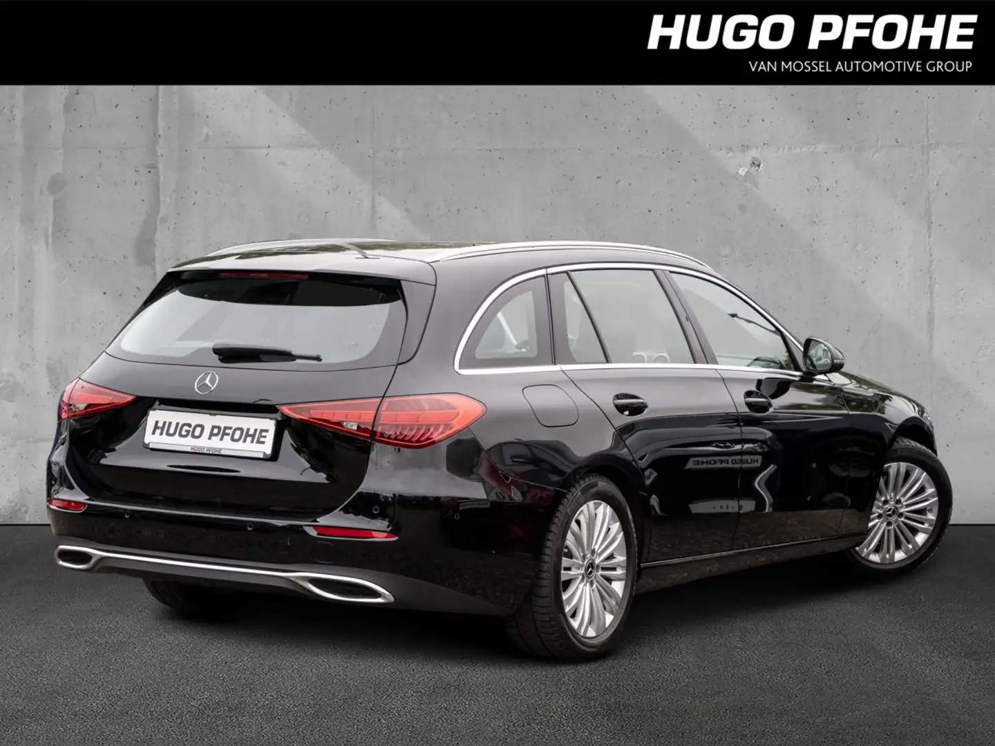 Mercedes-Benz C 200 d T Avantgarde (EURO 6d) LED Navi ParkAss SpurH LM Schwarz - 2