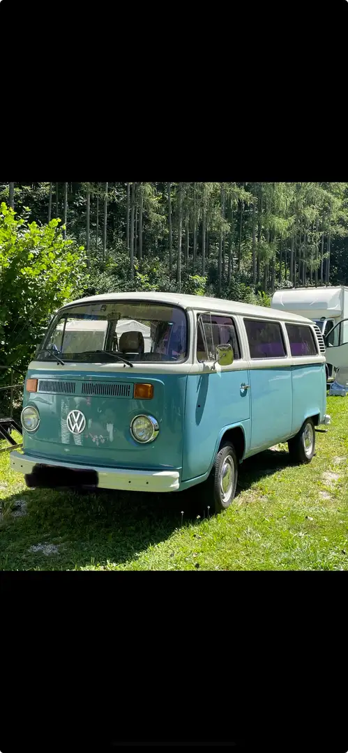Volkswagen T2 Camper mit Anhängerkupplung Blau - 1