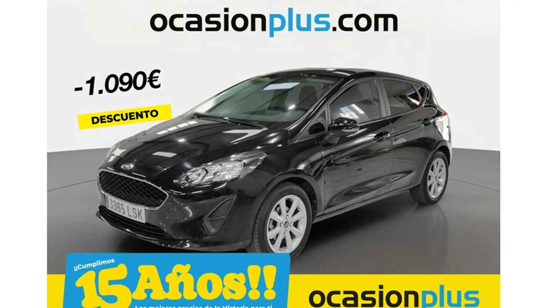 Ford Fiesta 1.0 EcoBoost S/S Trend 100 Noir - 1
